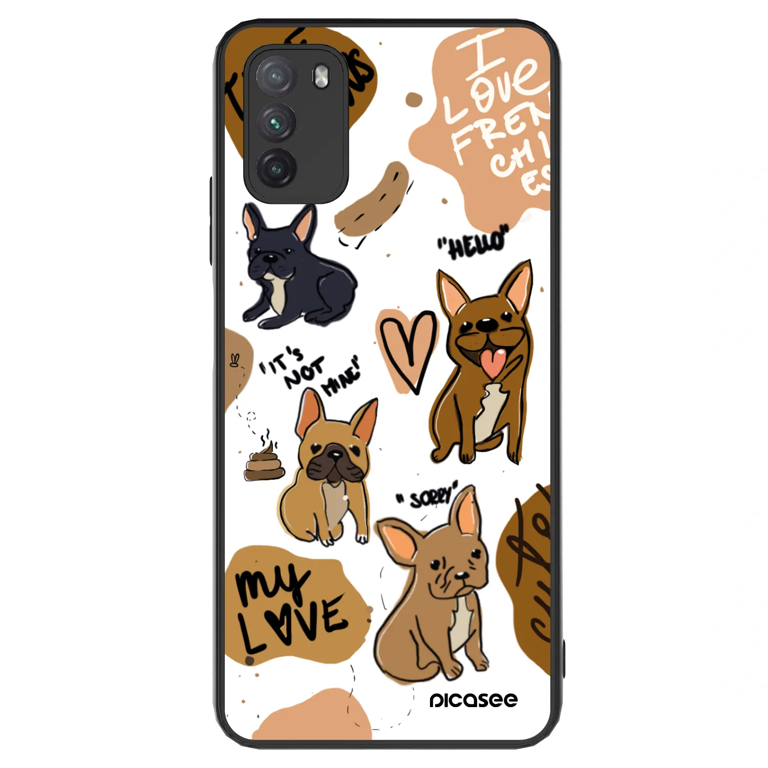 Picasee ULTIMATE CASE na Xiaomi Poco M3 - Frenchies
