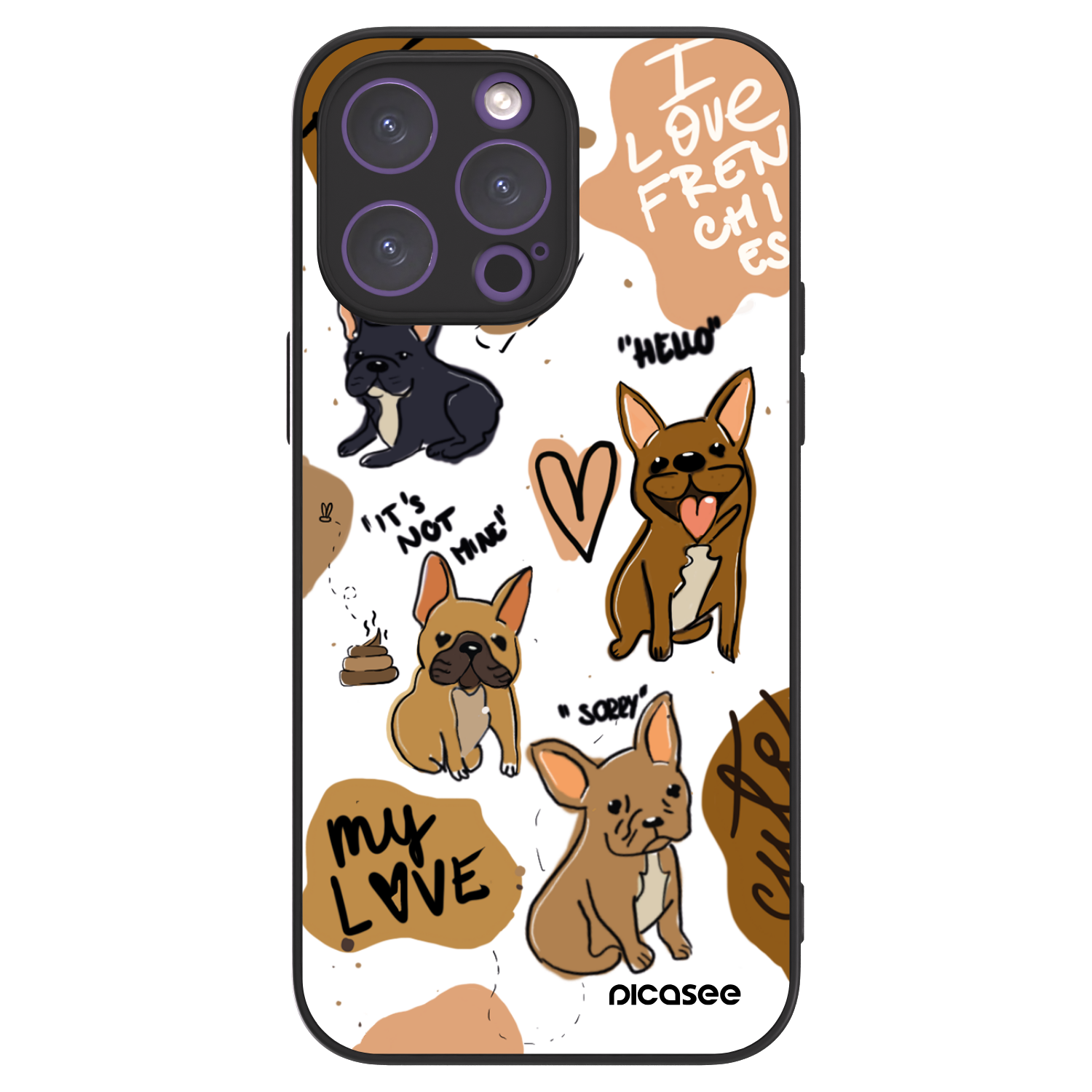 Picasee ULTIMATE CASE na Apple iPhone 14 Pro Max - Frenchies