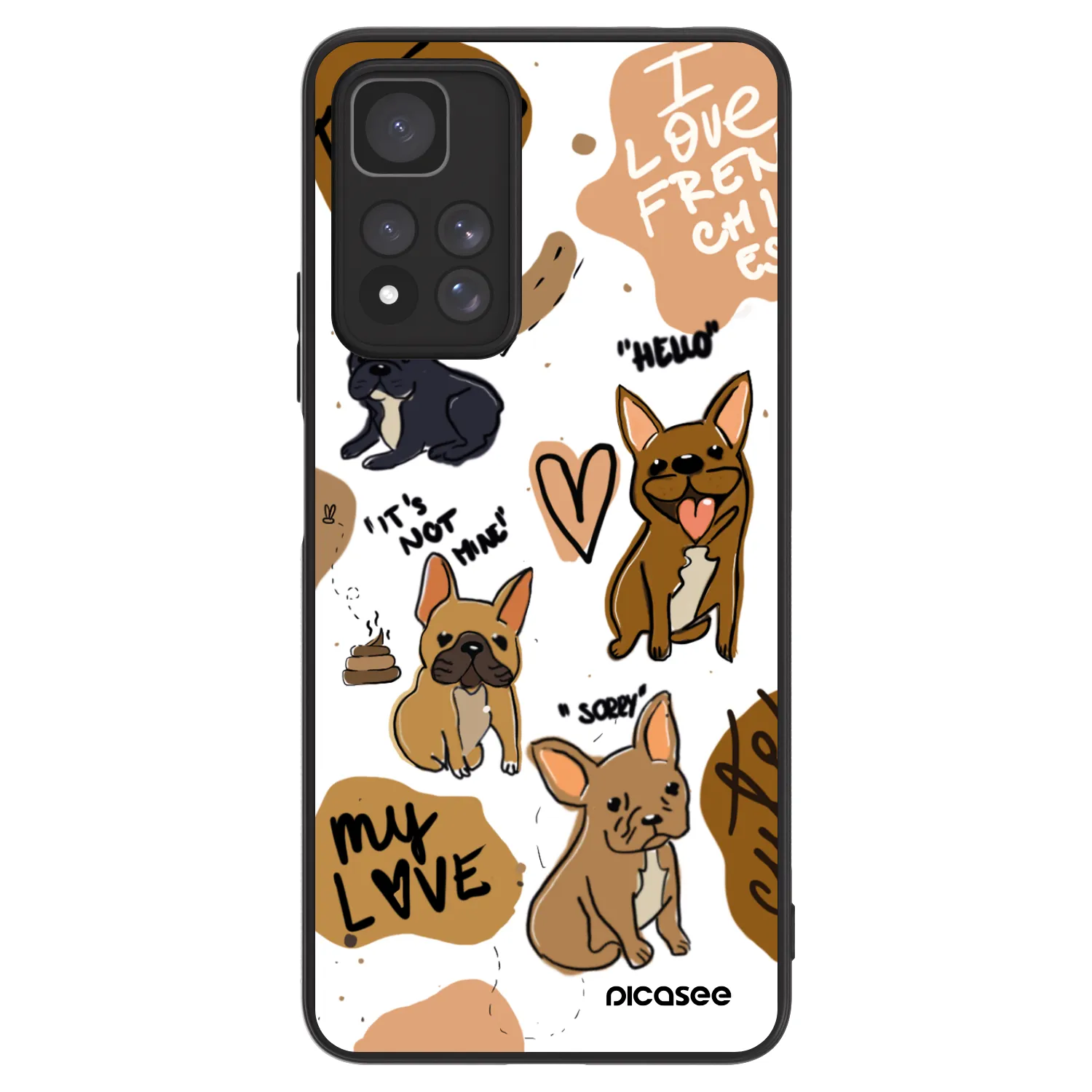 Picasee ULTIMATE CASE na Xiaomi Redmi Note 11 Pro+ 5G - Frenchies