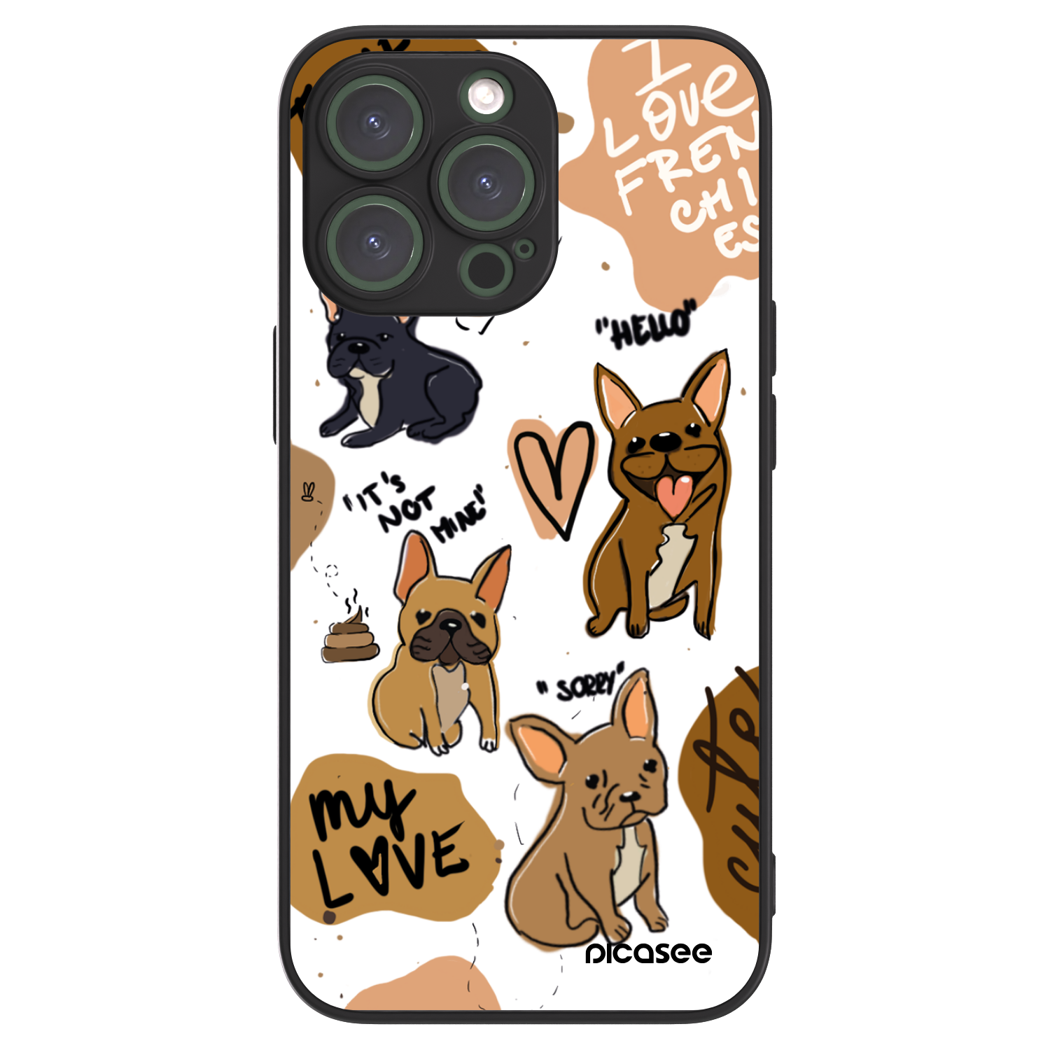 Picasee ULTIMATE CASE MagSafe pro Apple iPhone 13 Pro - Frenchies