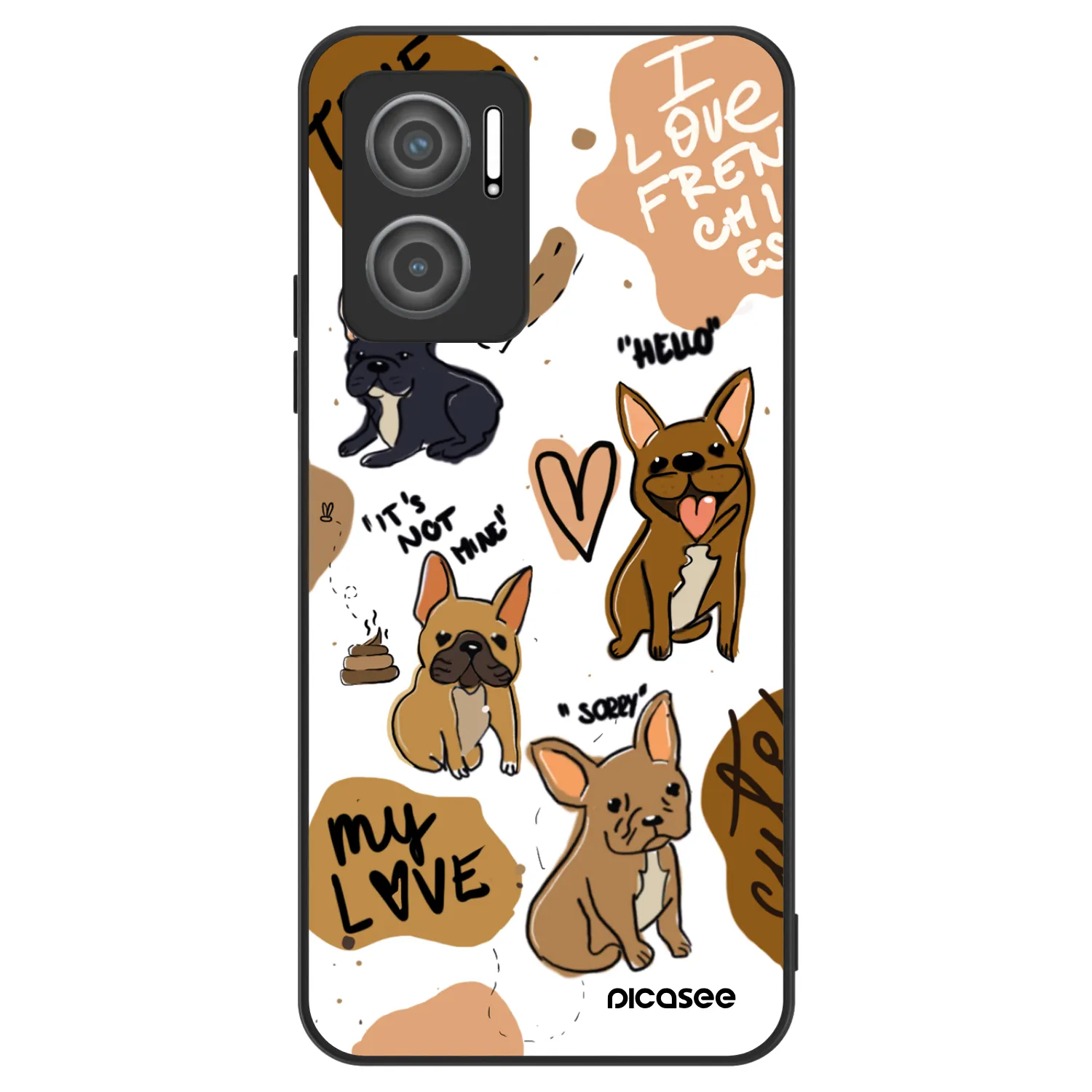 Picasee ULTIMATE CASE na Xiaomi Redmi 10 5G - Frenchies