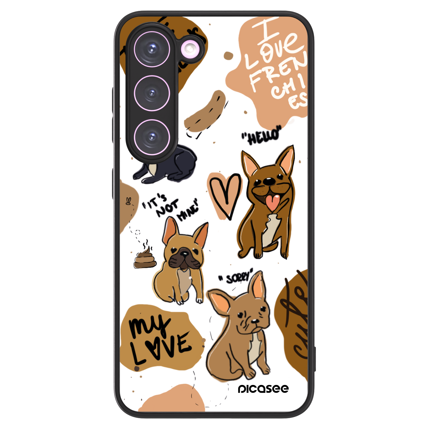 Picasee ULTIMATE CASE na Samsung Galaxy S23 5G - Frenchies