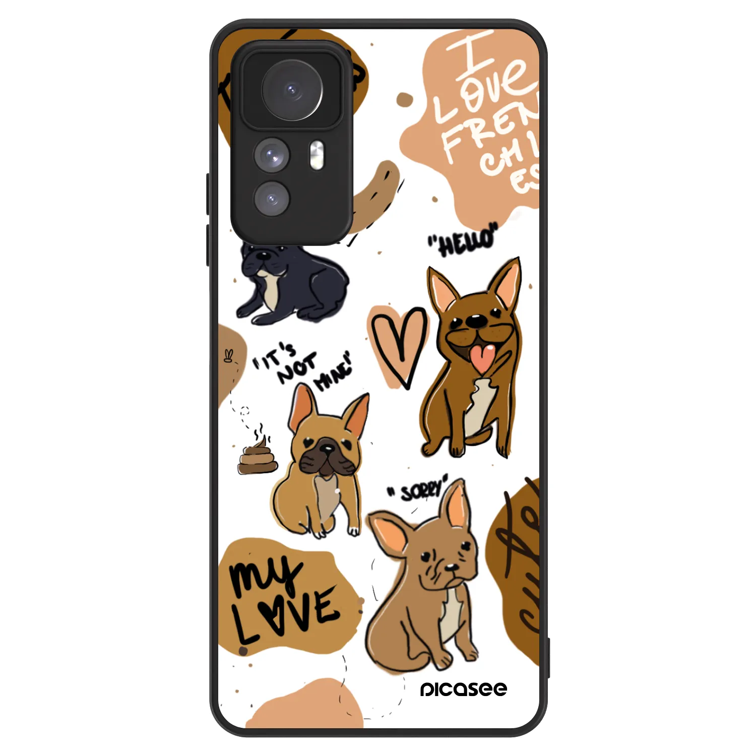 Picasee ULTIMATE CASE na Xiaomi Redmi Note 12S - Frenchies