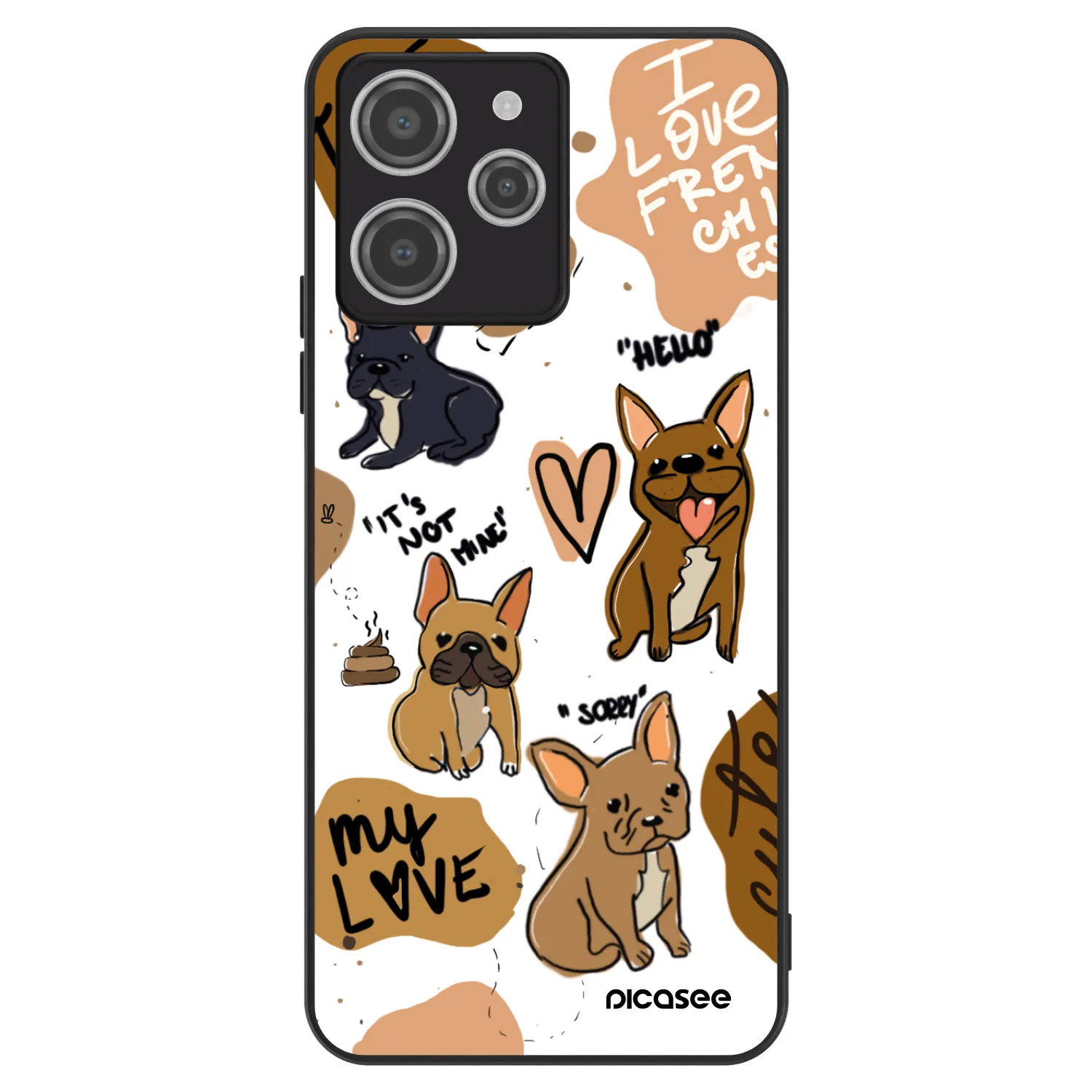 Picasee ULTIMATE CASE na Xiaomi Redmi 12 4G - Frenchies