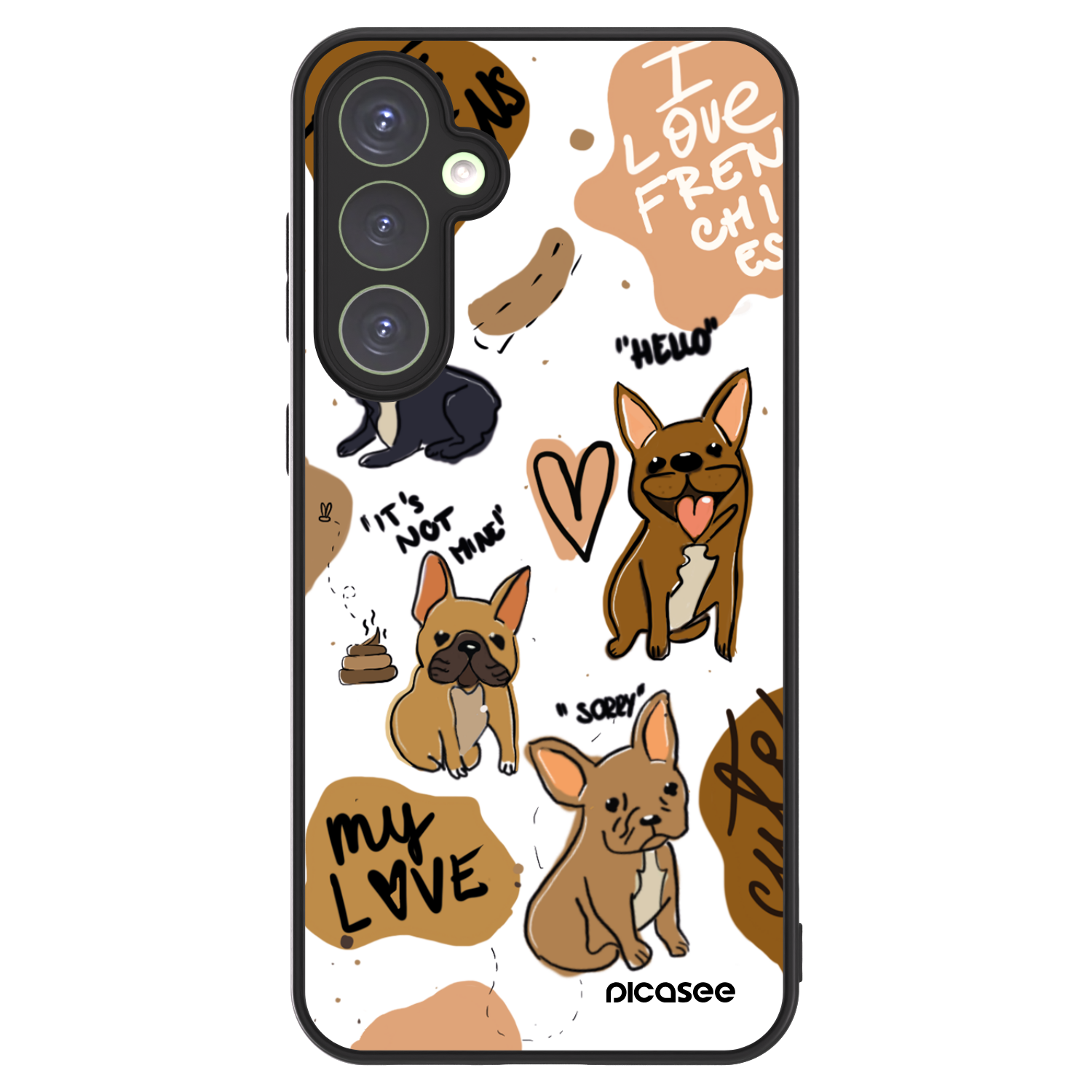 Picasee ULTIMATE CASE PowerShare pro Samsung Galaxy S23 FE S711B - Frenchies