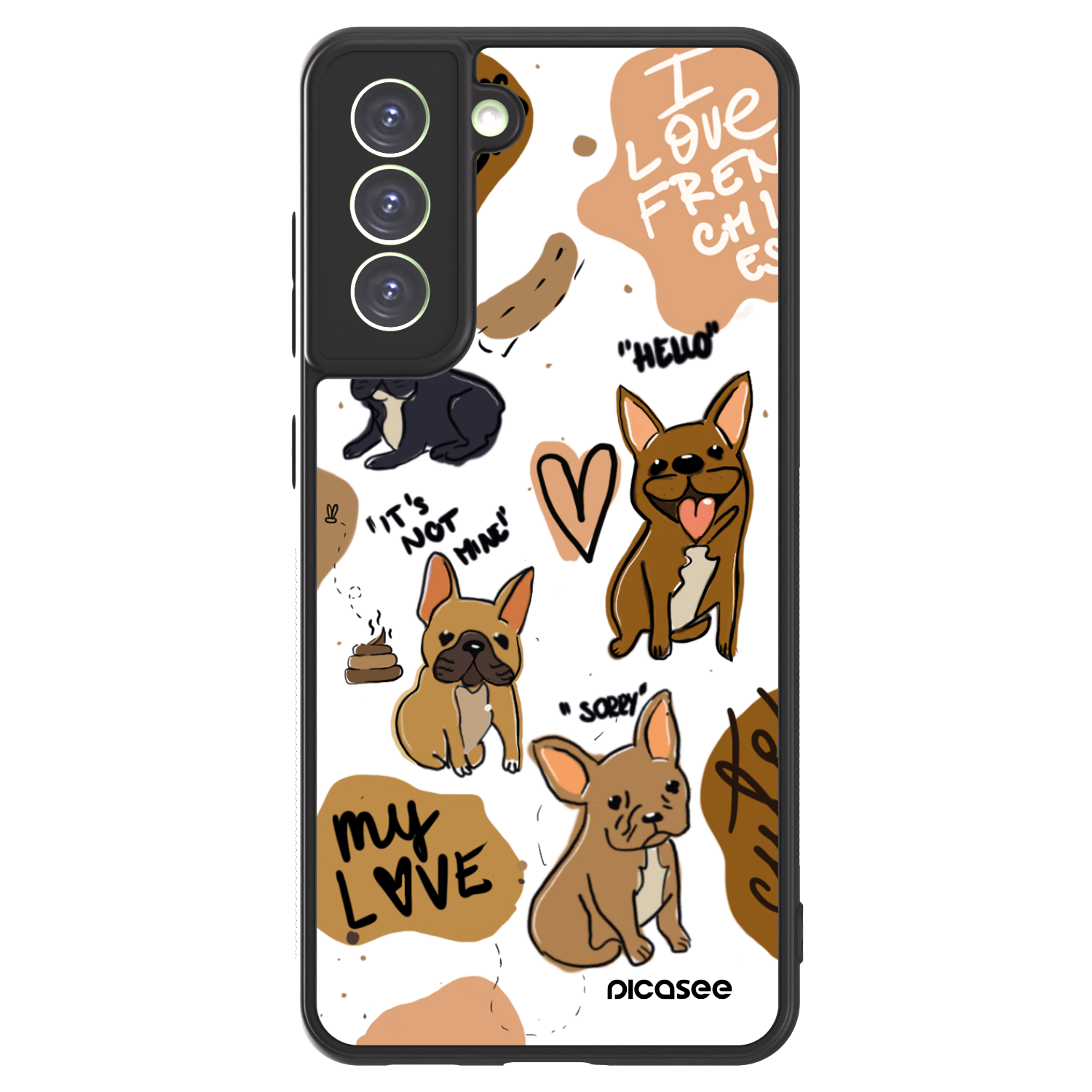Picasee ULTIMATE CASE PowerShare pro Samsung Galaxy S21 FE 5G - Frenchies