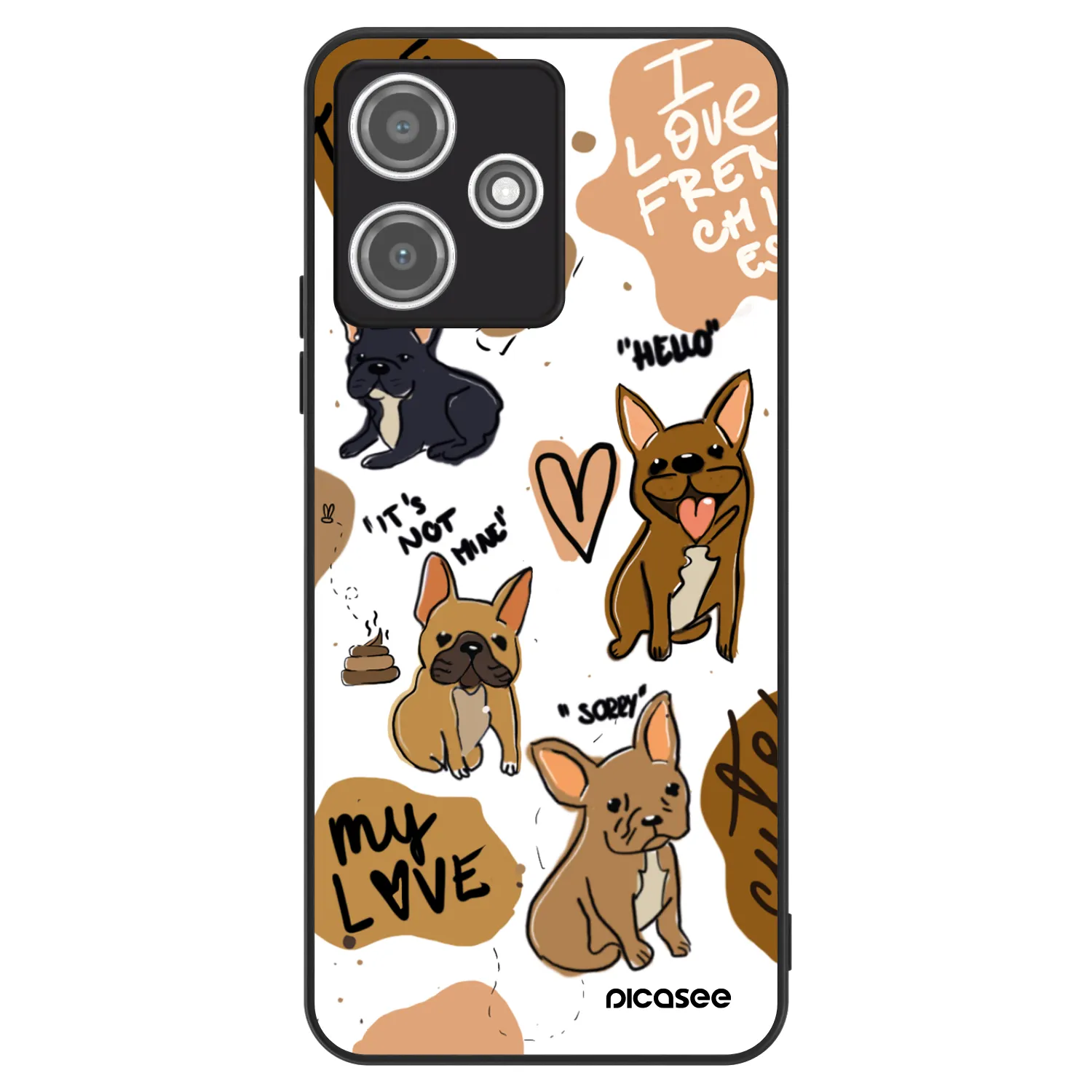 Picasee ULTIMATE CASE na Xiaomi Redmi 12 5G - Frenchies