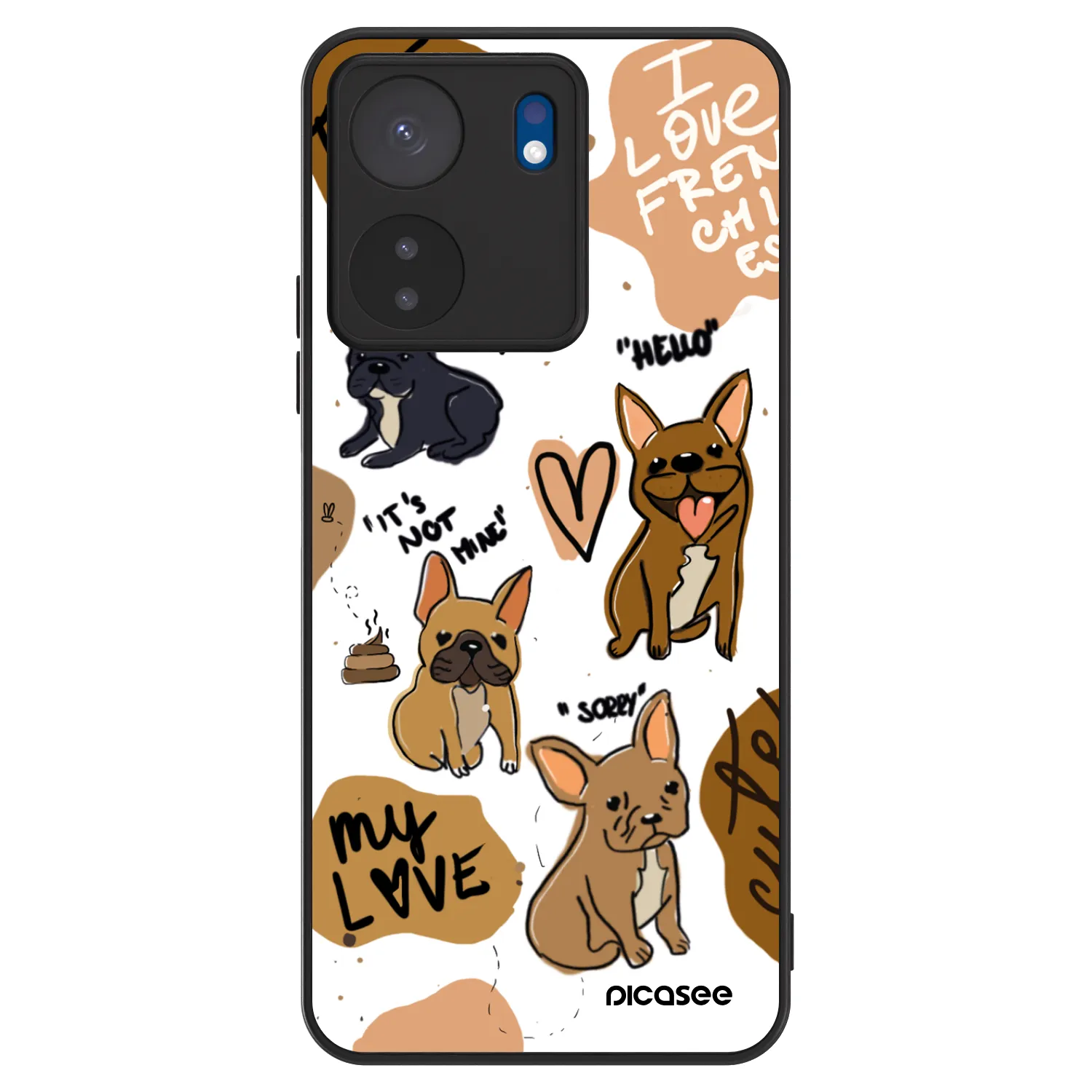 Picasee ULTIMATE CASE na Xiaomi Redmi 13C 4G - Frenchies
