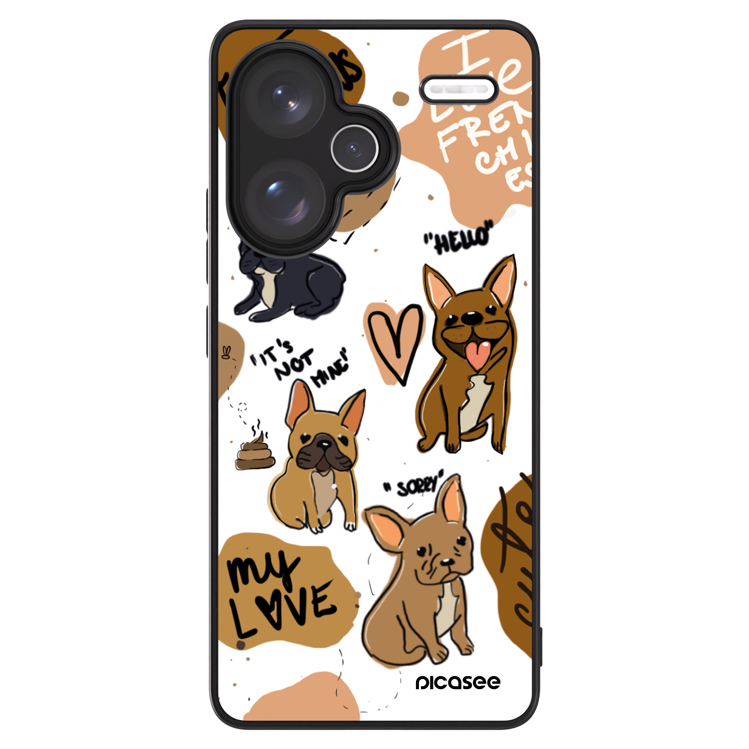 Picasee ULTIMATE CASE na Xiaomi Redmi Note 13 Pro+ 5G - Frenchies