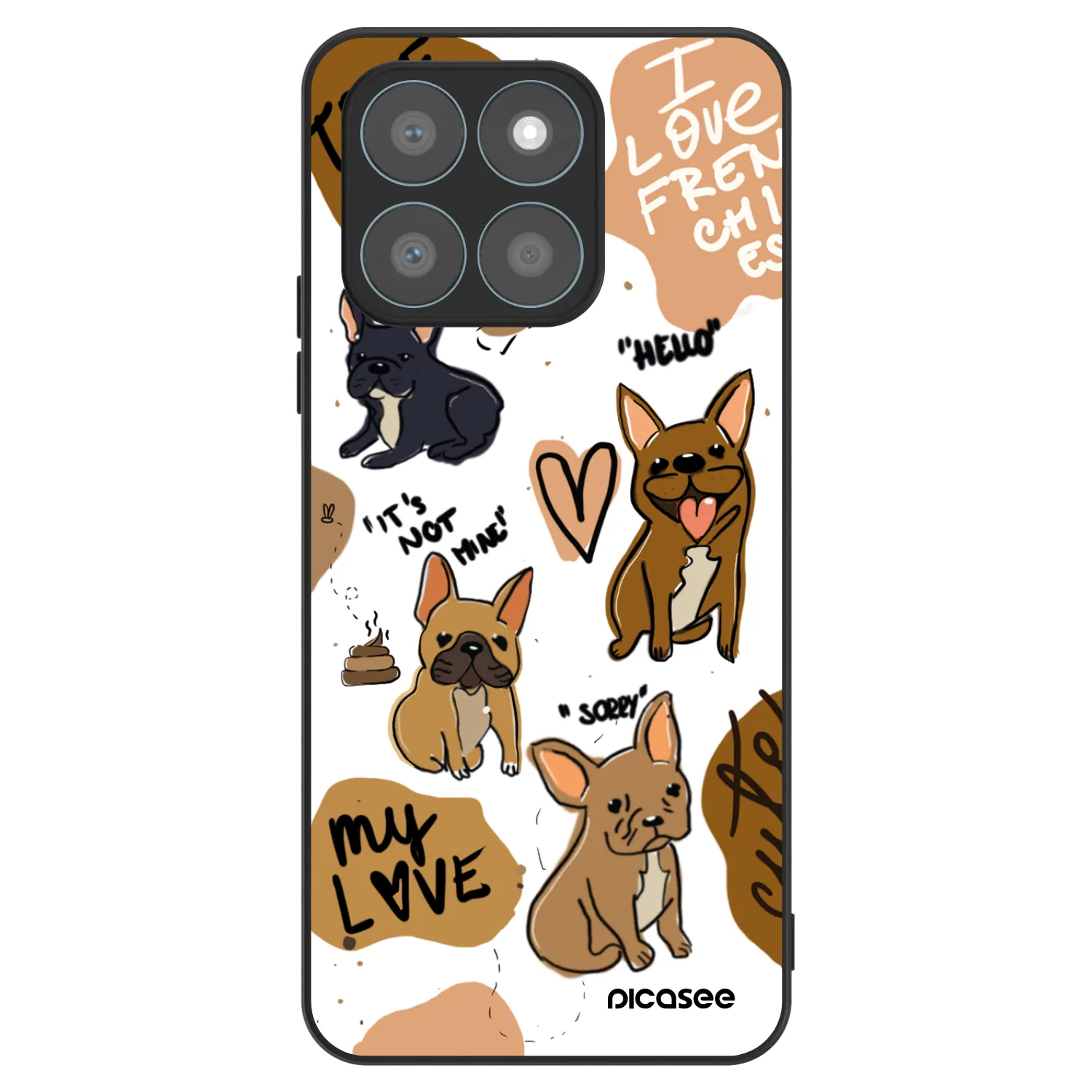 Picasee ULTIMATE CASE na Honor X8b - Frenchies