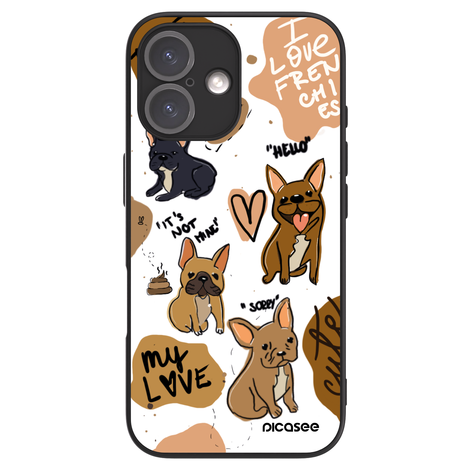 Picasee ULTIMATE CASE na Apple iPhone 16 - Frenchies