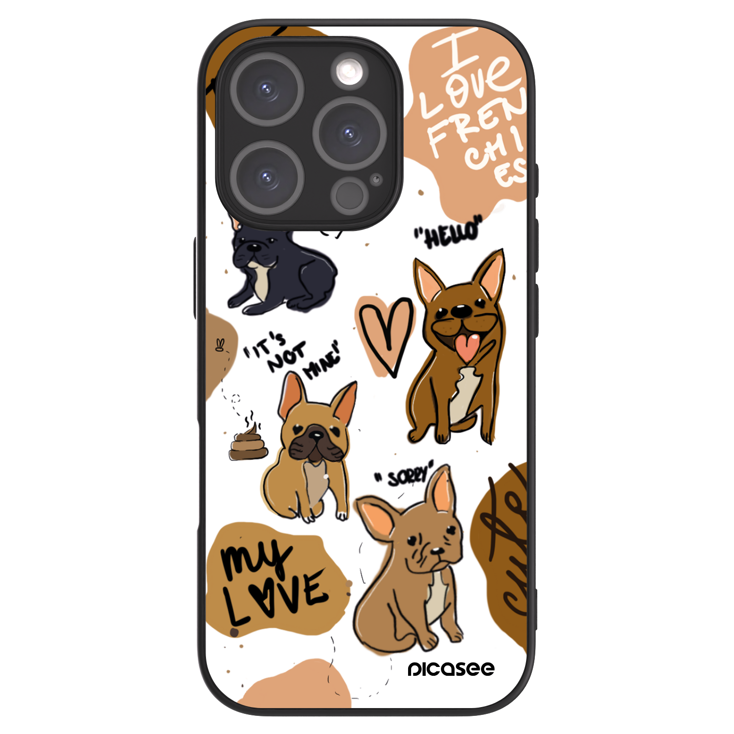 Picasee ULTIMATE CASE na Apple iPhone 16 Pro - Frenchies