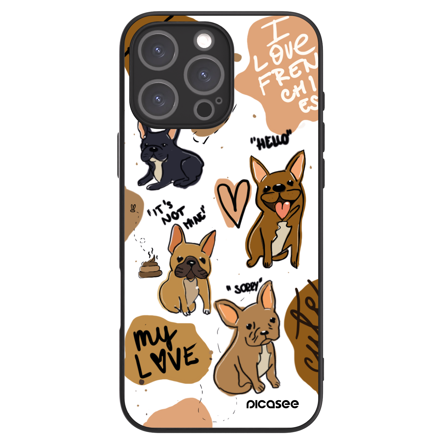 Picasee ULTIMATE CASE na Apple iPhone 16 Pro Max - Frenchies