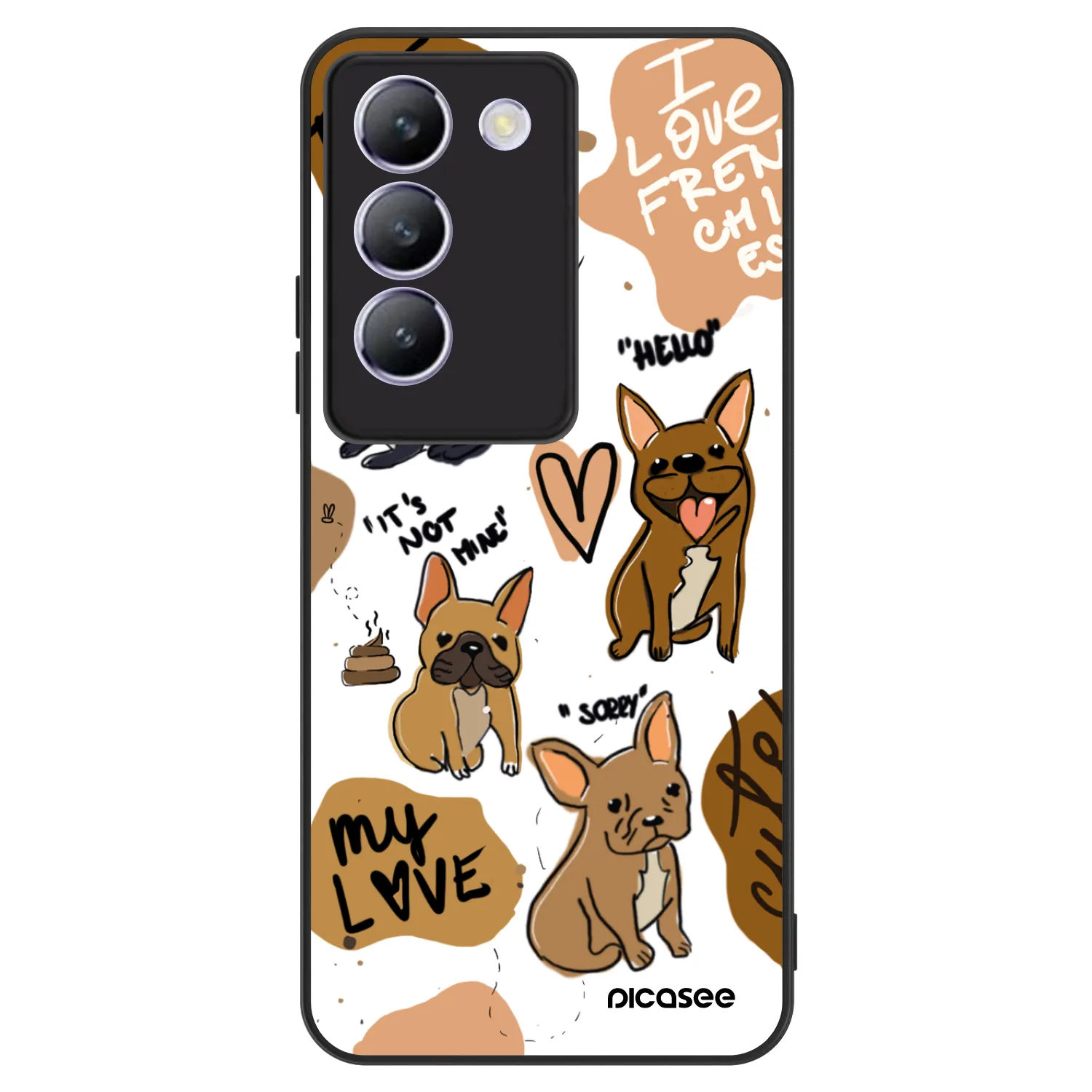 Picasee ULTIMATE CASE na Vivo V40 SE 5G - Frenchies