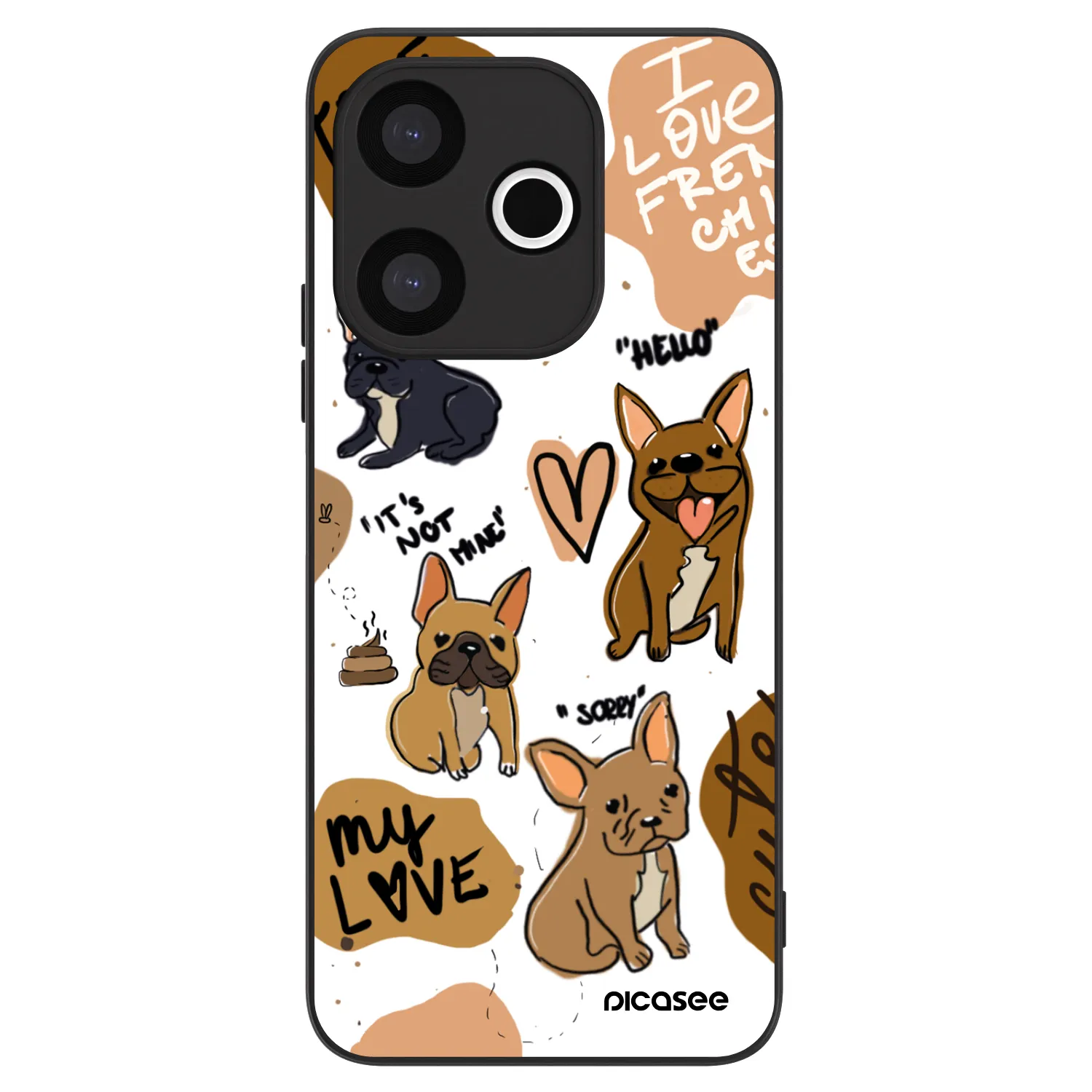 Picasee ULTIMATE CASE na Xiaomi Redmi 13 4G - Frenchies
