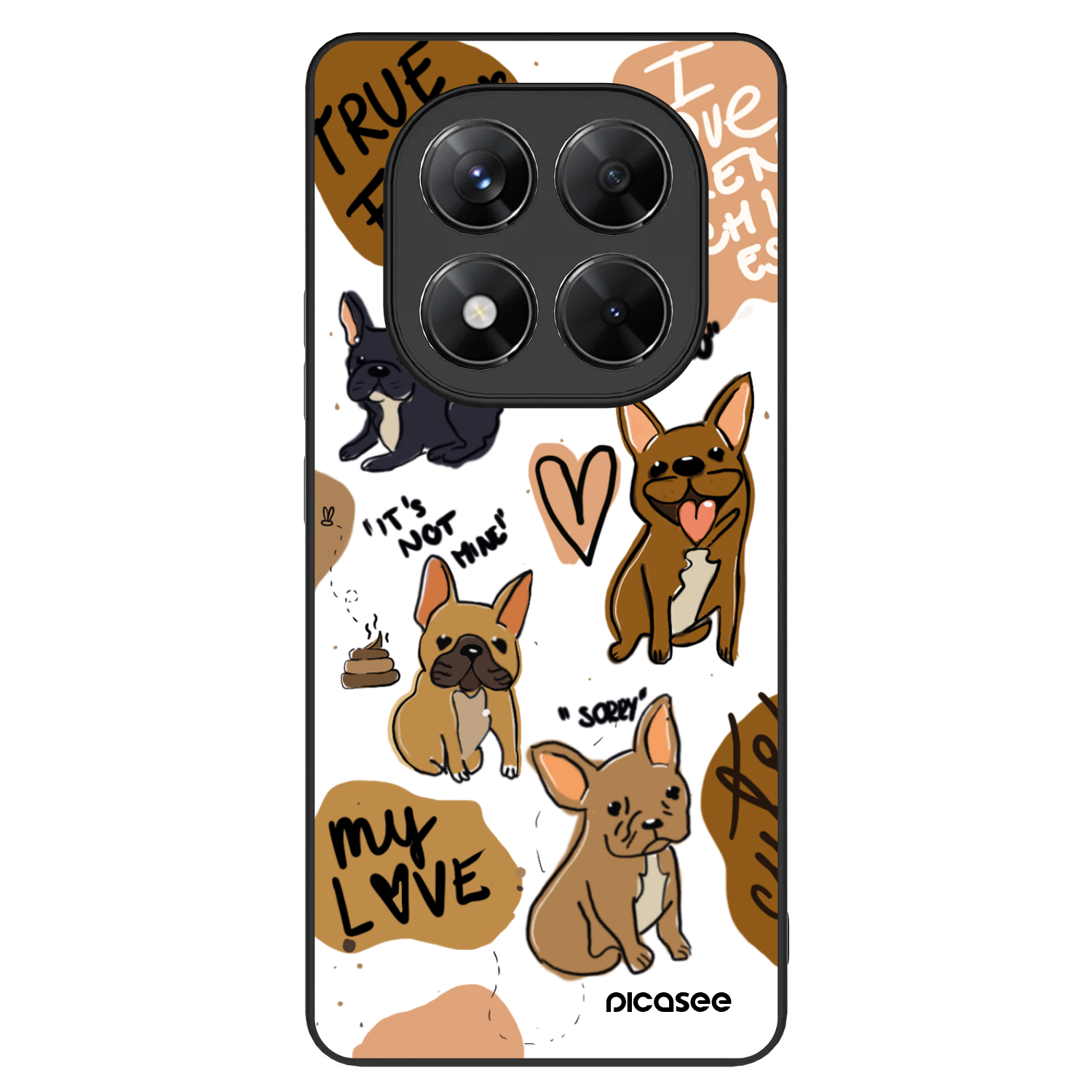 Picasee ULTIMATE CASE na Xiaomi Redmi Note 14 Pro 5G - Frenchies