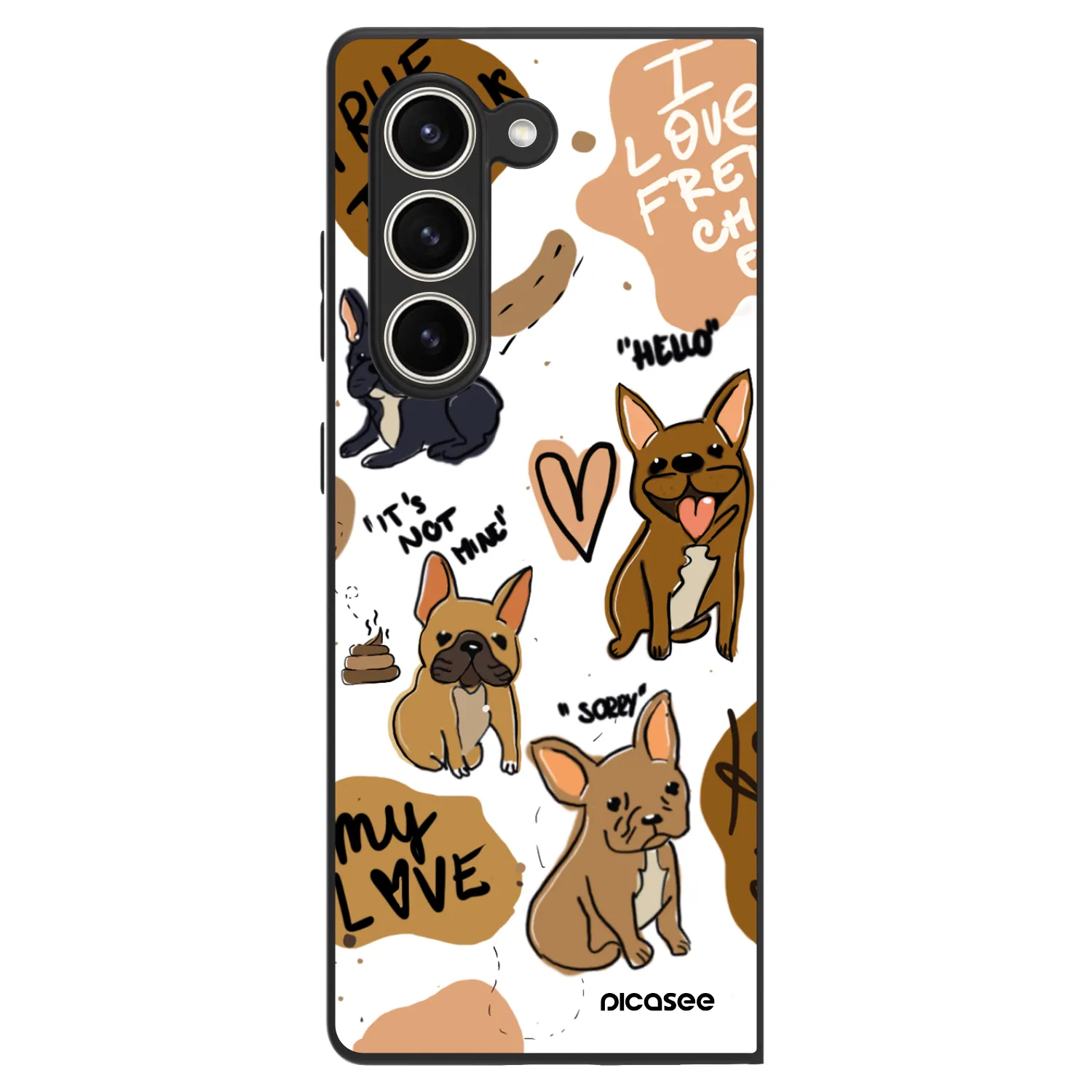 Picasee ULTIMATE CASE na Samsung Galaxy Z Fold5 5G - Frenchies