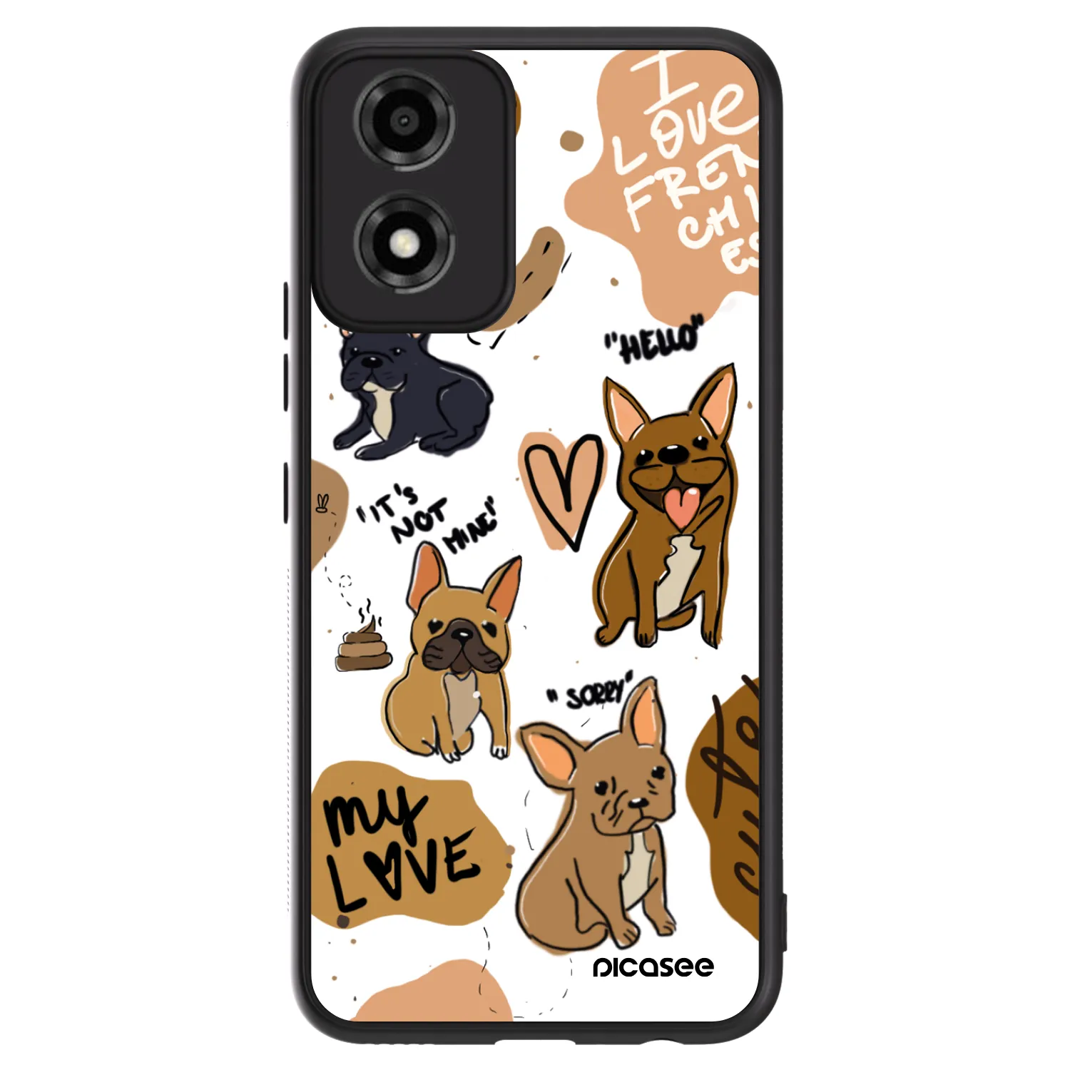 Picasee ULTIMATE CASE na Motorola Moto E14 - Frenchies
