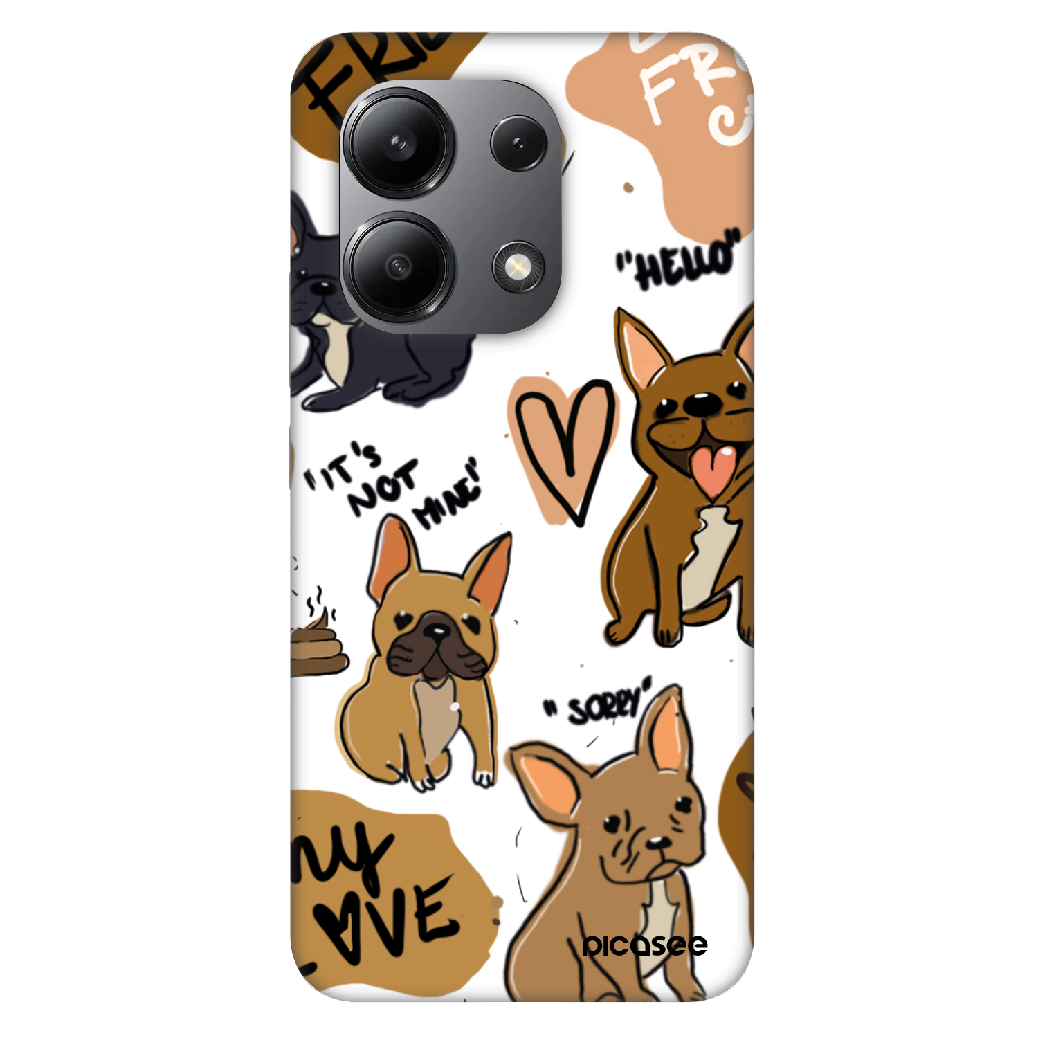 Picasee Fashion Case na Xiaomi Redmi Note 13 4G - Frenchies