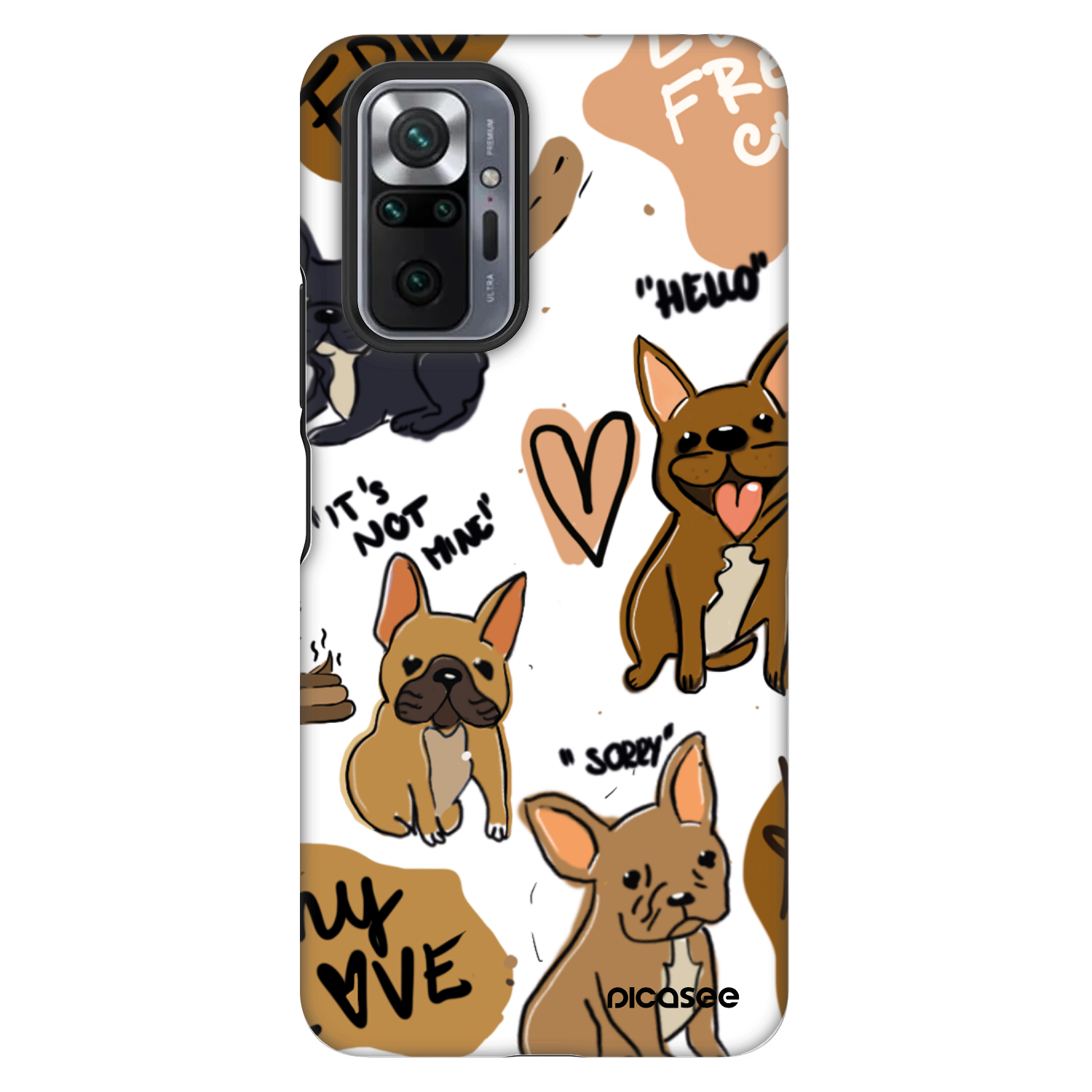 Picasee Fashion Case na Xiaomi Redmi Note 10 Pro - Frenchies
