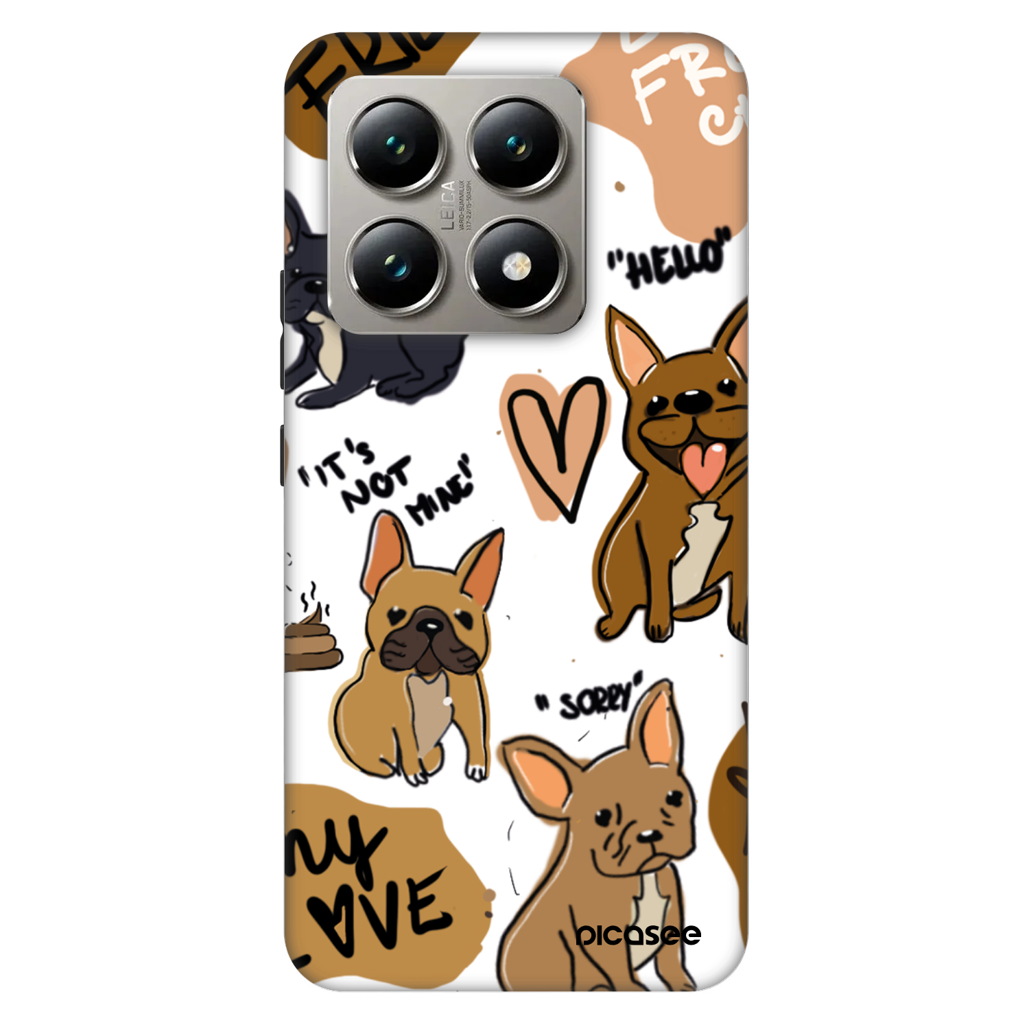 Picasee Fashion Case na Xiaomi 14T - Frenchies