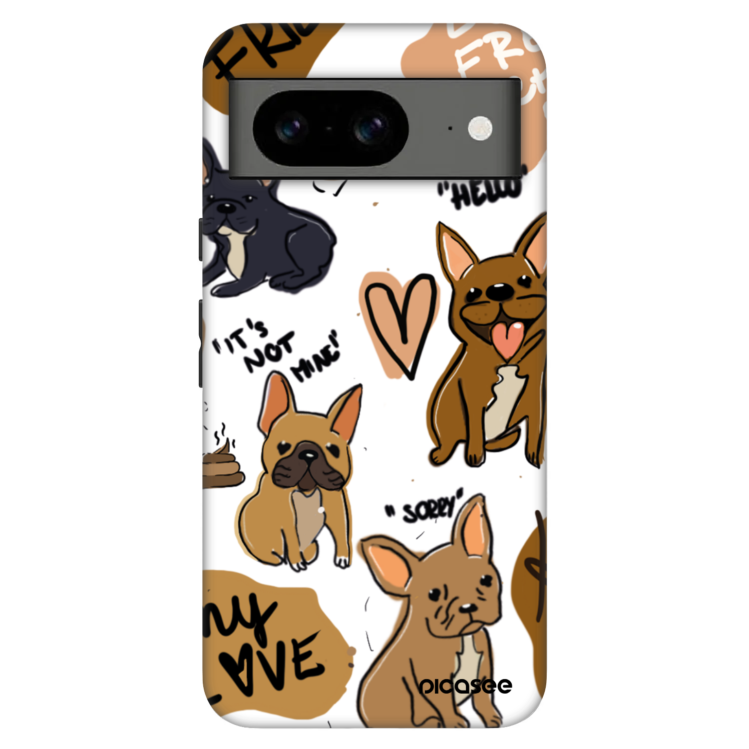 Picasee Fashion Case na Google Pixel 8 Pro - Frenchies