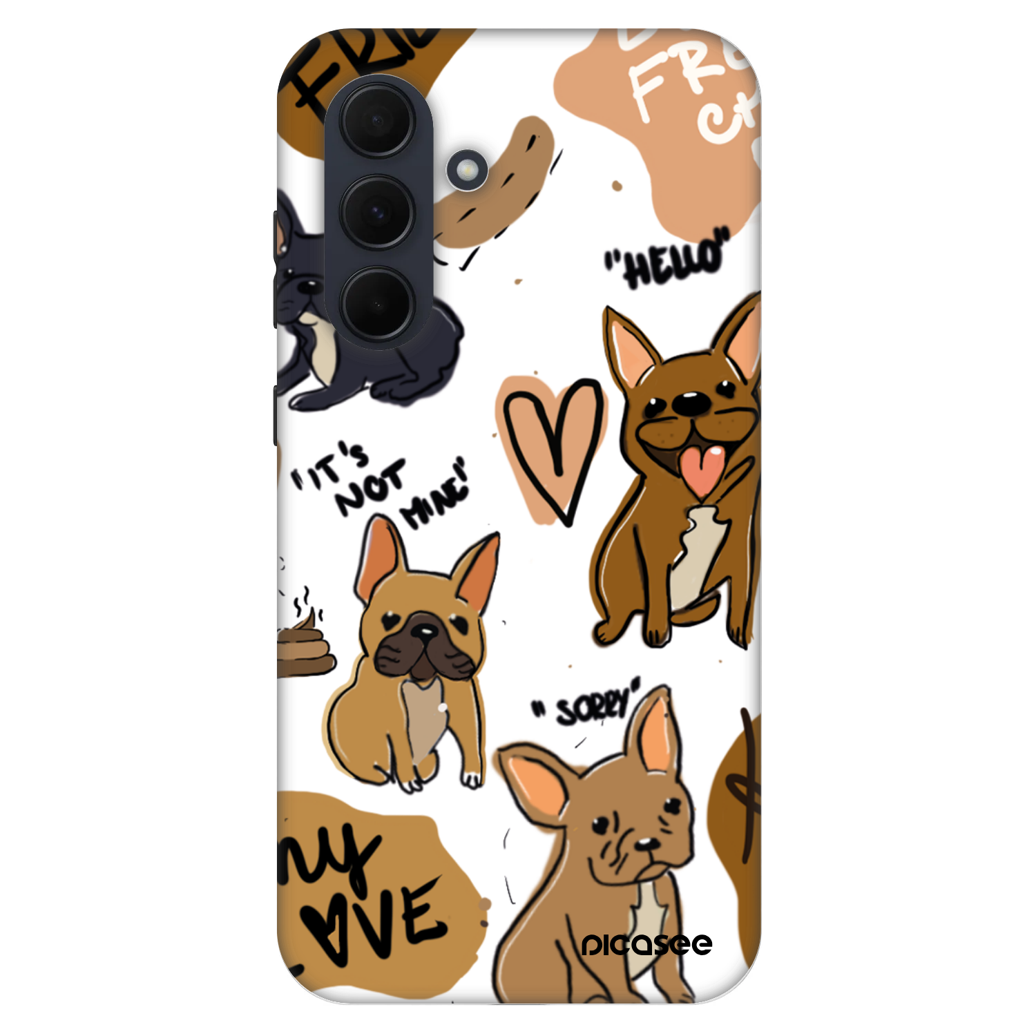 Picasee Fashion Case na Samsung Galaxy A35 5G A356B - Frenchies