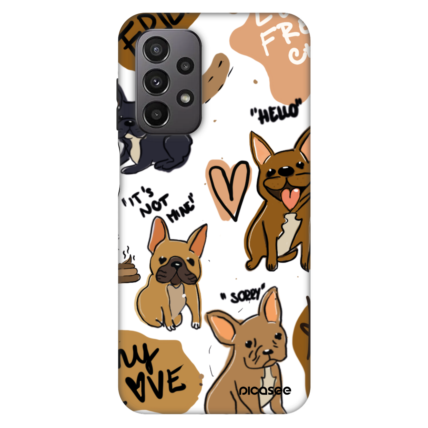 Picasee Fashion Case na Samsung Galaxy A23 A235F 4G - Frenchies