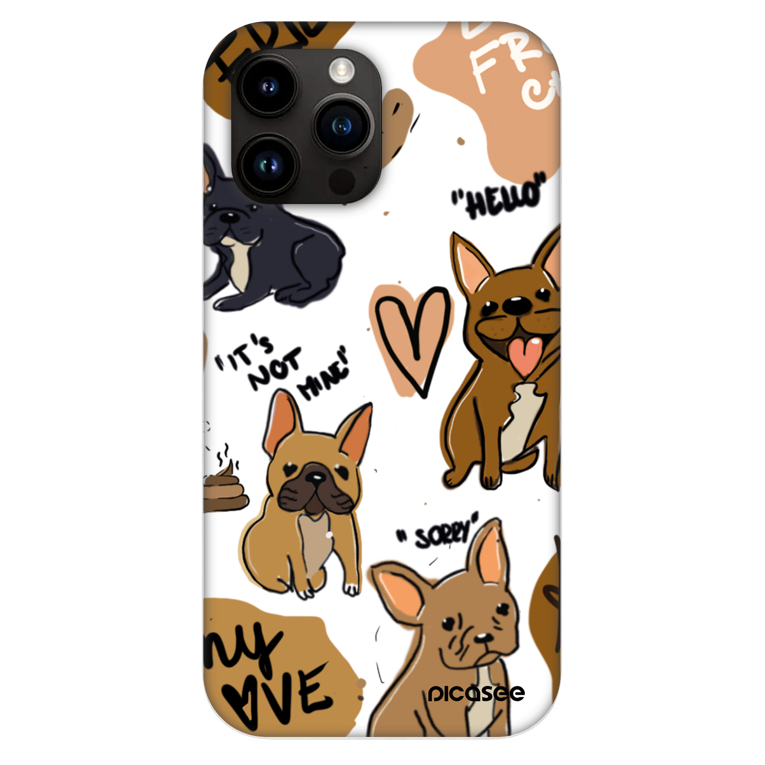 Picasee Fashion Case MagSafe na Apple iPhone 13 Pro Max - Frenchies