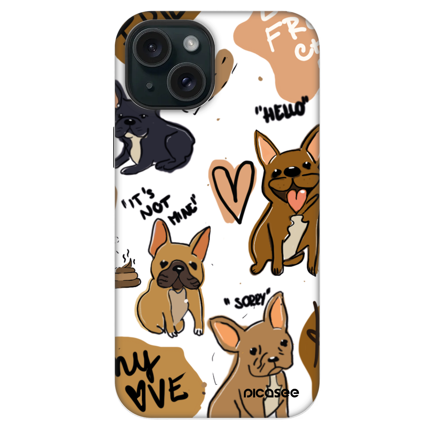 Picasee Fashion Case MagSafe na Apple iPhone 14 - Frenchies