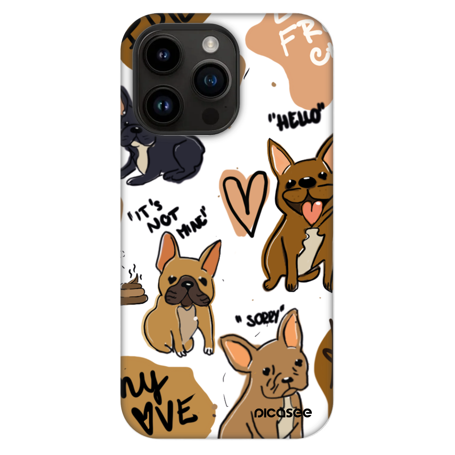 Picasee Fashion Case MagSafe na Apple iPhone 14 Pro Max - Frenchies