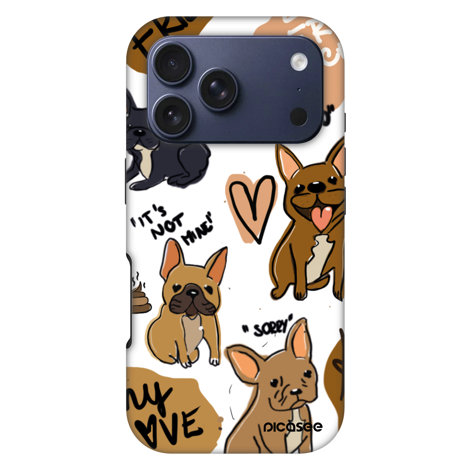 Picasee Fashion Case MagSafe na Apple iPhone 17 Pro - Frenchies