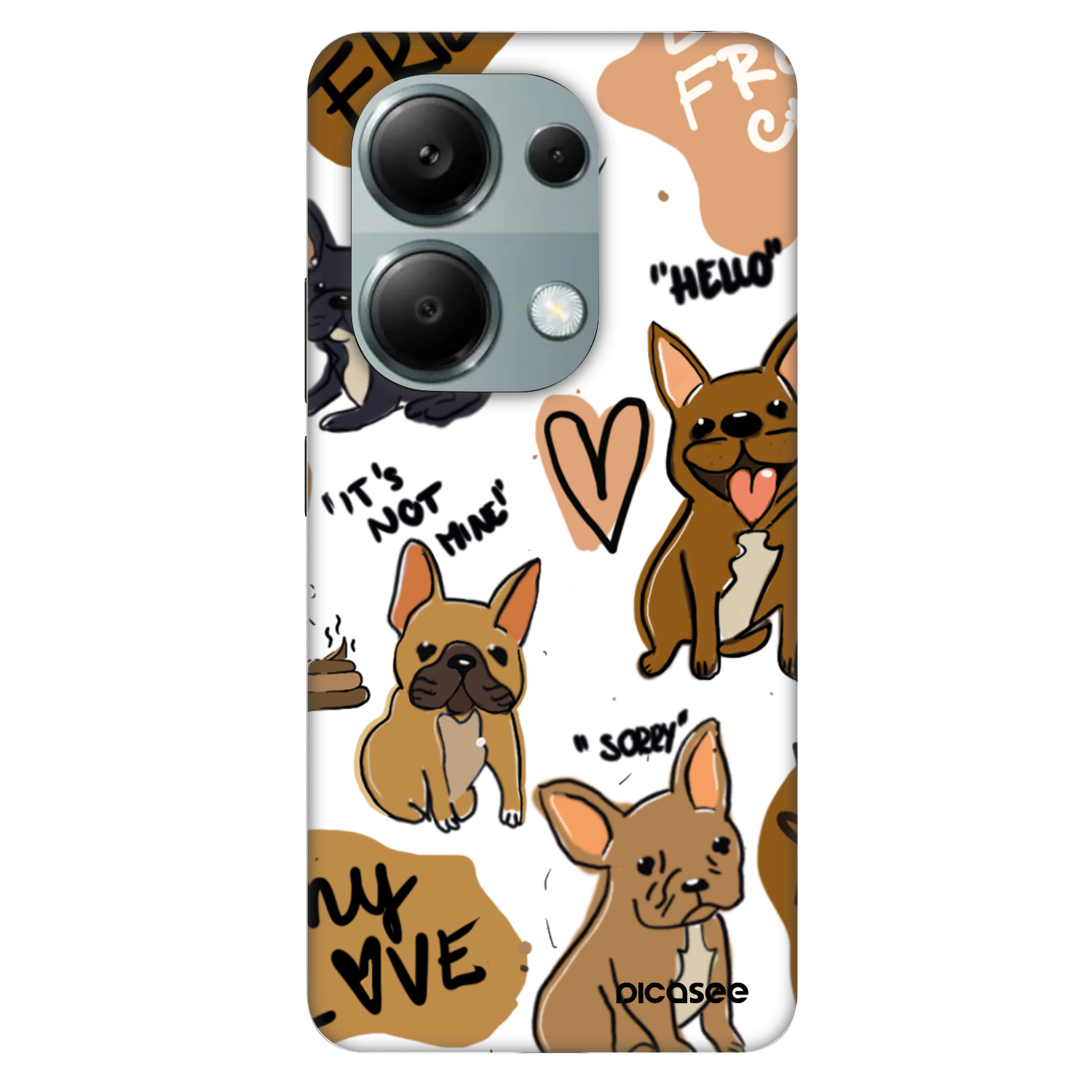 Picasee Fashion Case na Xiaomi Redmi Note 13 Pro 4G - Frenchies
