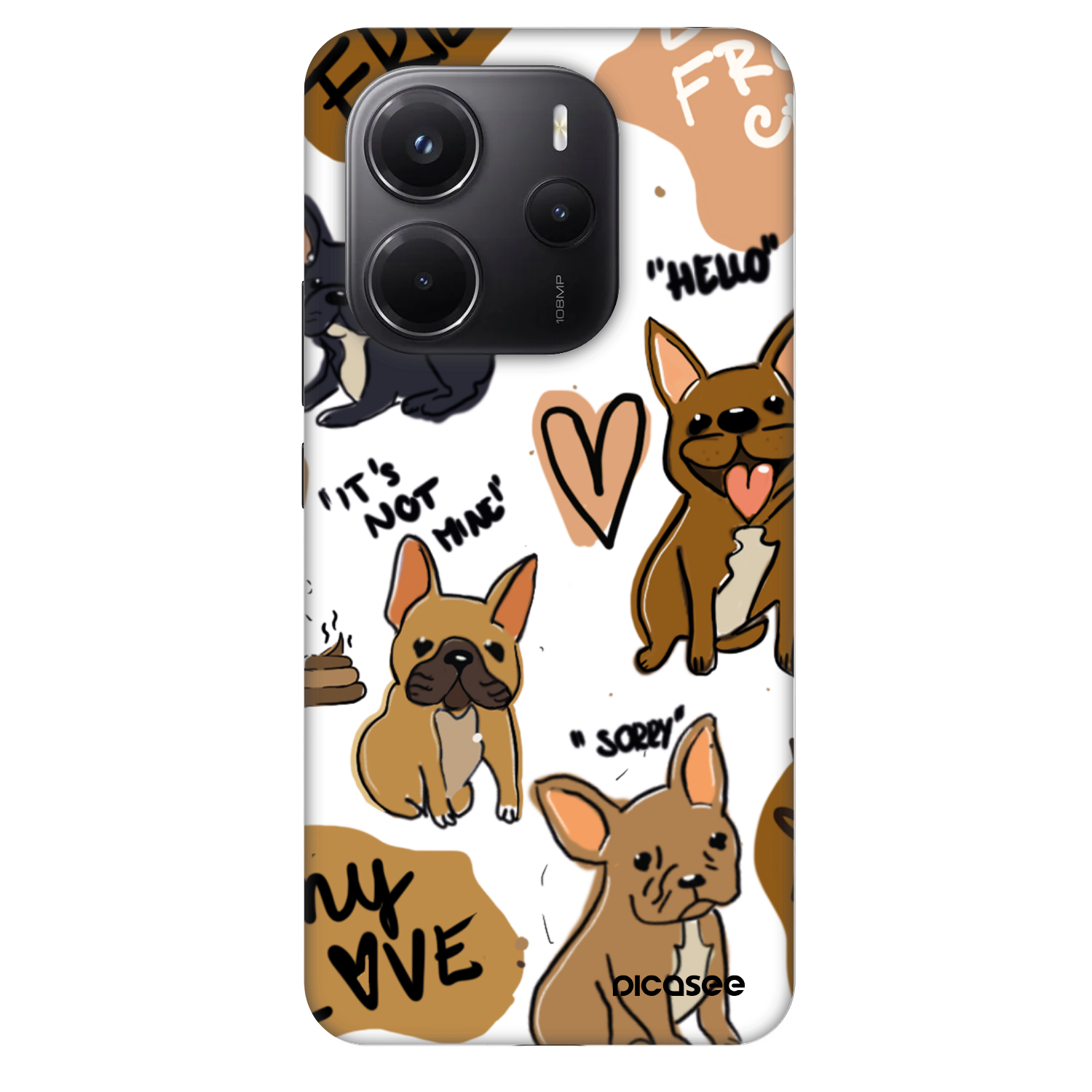 Picasee Fashion Case na Xiaomi Redmi Note 14 4G - Frenchies
