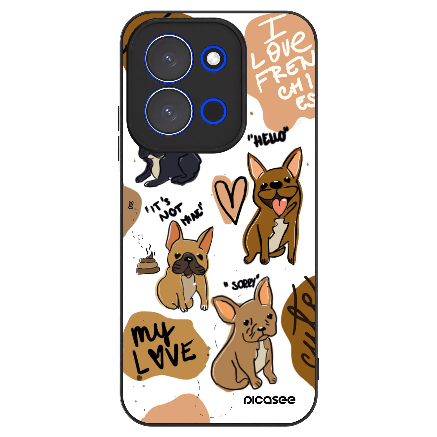 Picasee ULTIMATE CASE na Xiaomi Redmi 15C 4G - Frenchies