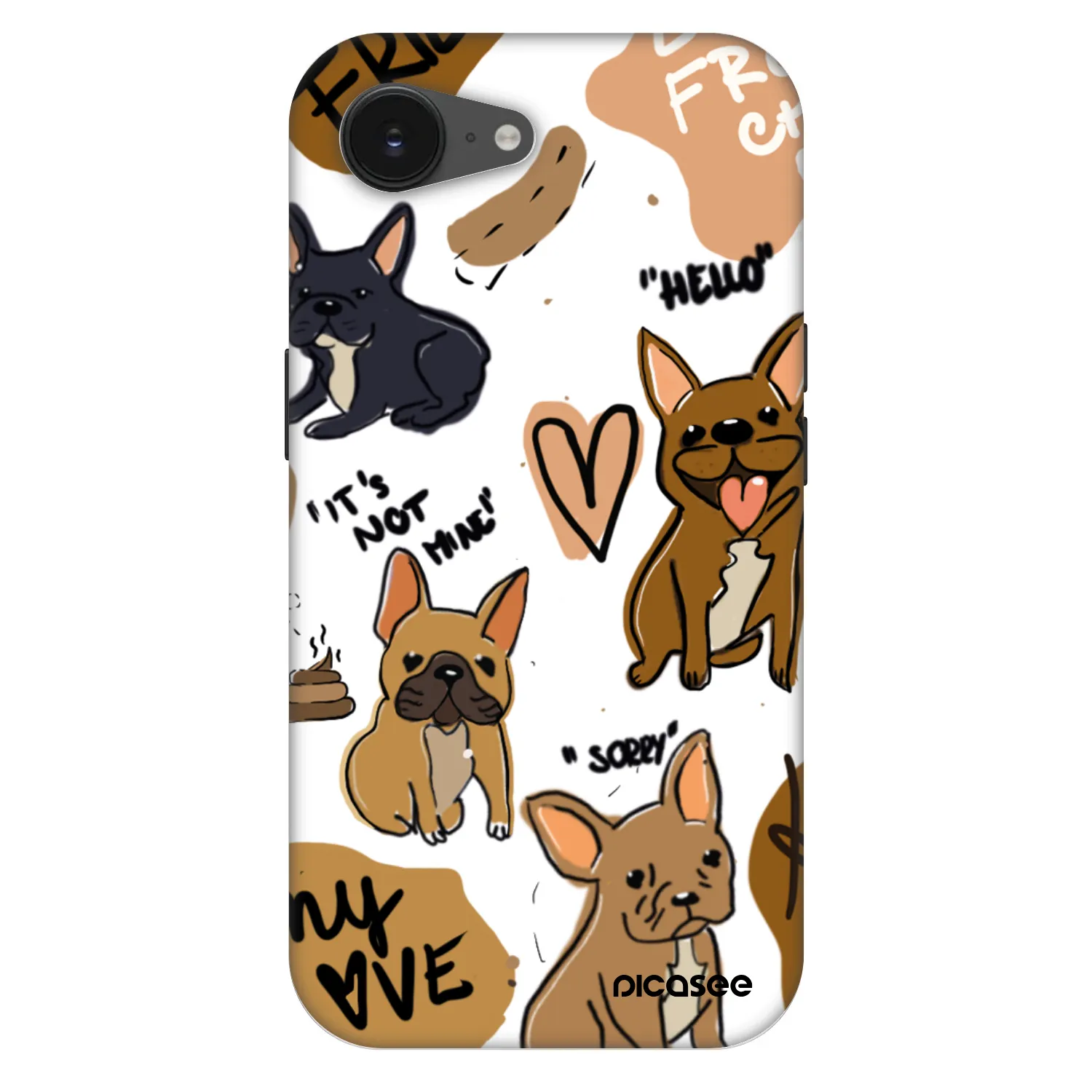 Picasee Fashion Case MagSafe na Apple iPhone 17e - Frenchies