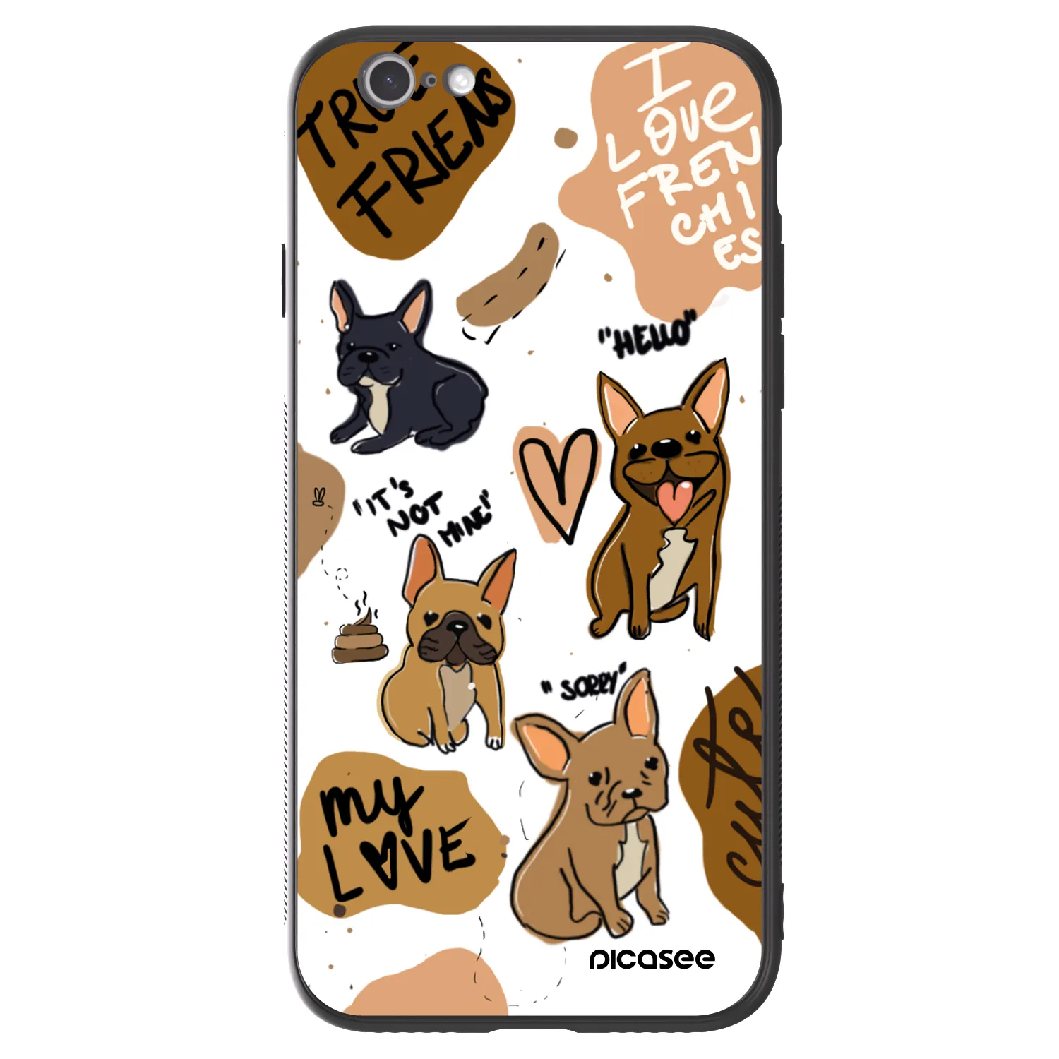 Picasee ULTIMATE CASE na Apple iPhone 6/6S - Frenchies