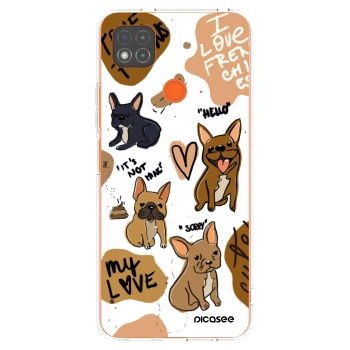 Picasee silikonowe przeźroczyste etui na Xiaomi Redmi 9C - Frenchies