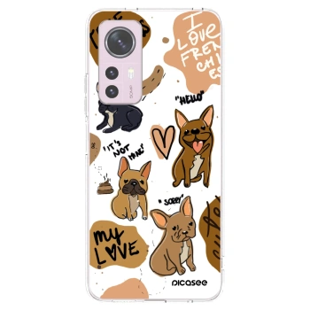Picasee silikonowe przeźroczyste etui na Xiaomi 12 - Frenchies