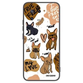 Picasee silikonowe czarne etui na Xiaomi 13 Pro - Frenchies