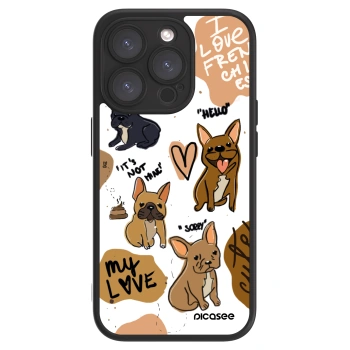 Picasee ULTIMATE CASE na Apple iPhone 15 Pro - Frenchies