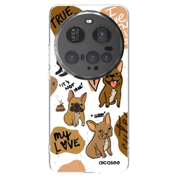 Picasee silikonowe przeźroczyste etui na Xiaomi 15 Ultra - Frenchies