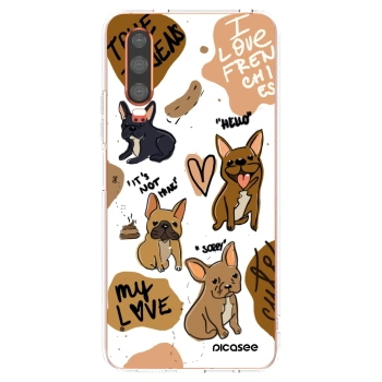 Picasee silikonowe przeźroczyste etui na Huawei P30 - Frenchies