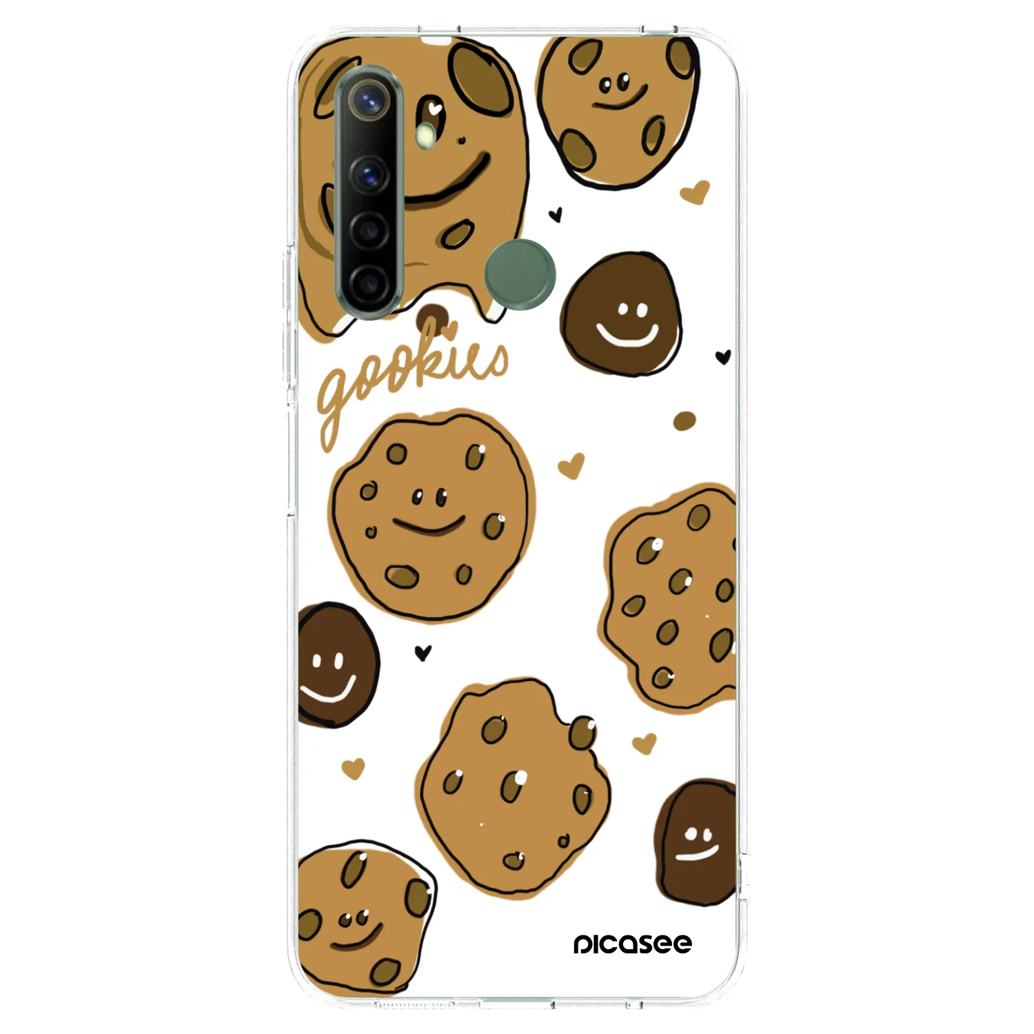 Picasee silikonowe przeźroczyste etui na Realme 6i - Gookies