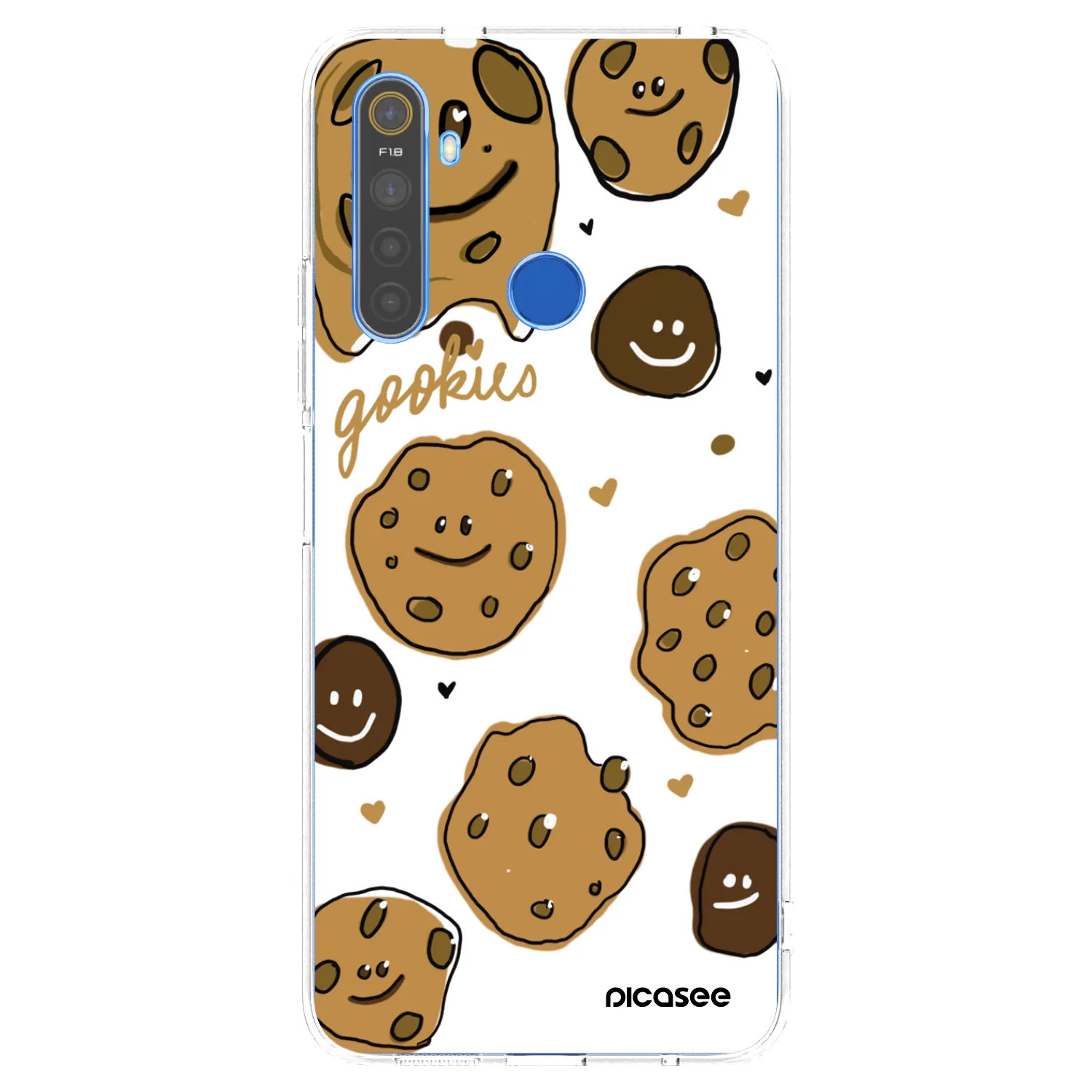 Picasee silikonowe przeźroczyste etui na Realme 5 - Gookies
