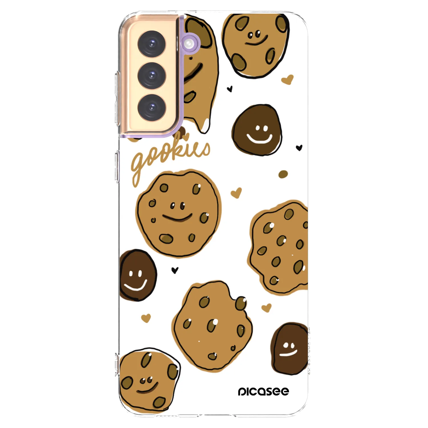 Picasee silikonowe przeźroczyste etui na Samsung Galaxy S21+ 5G G996F - Gookies