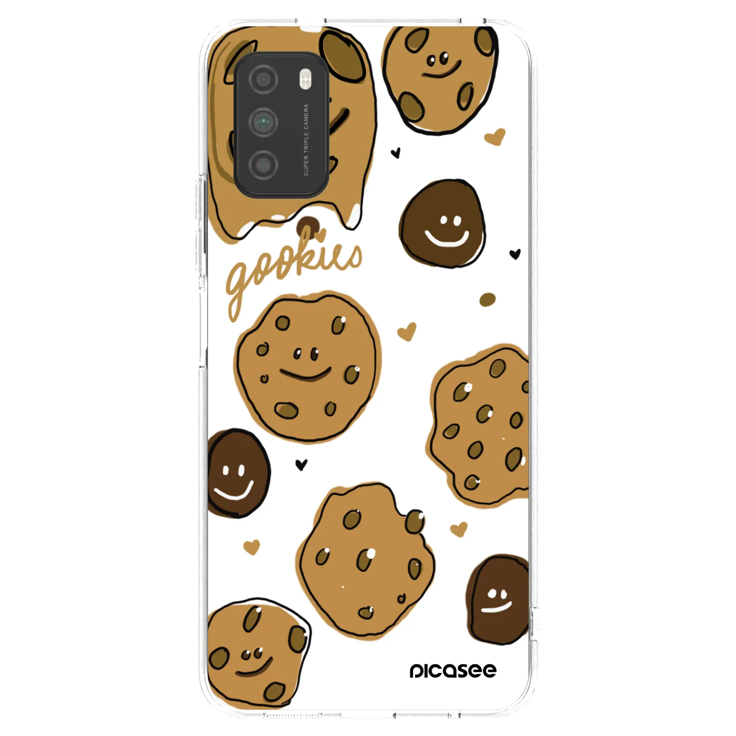 Picasee silikonowe przeźroczyste etui na Xiaomi Poco M3 - Gookies