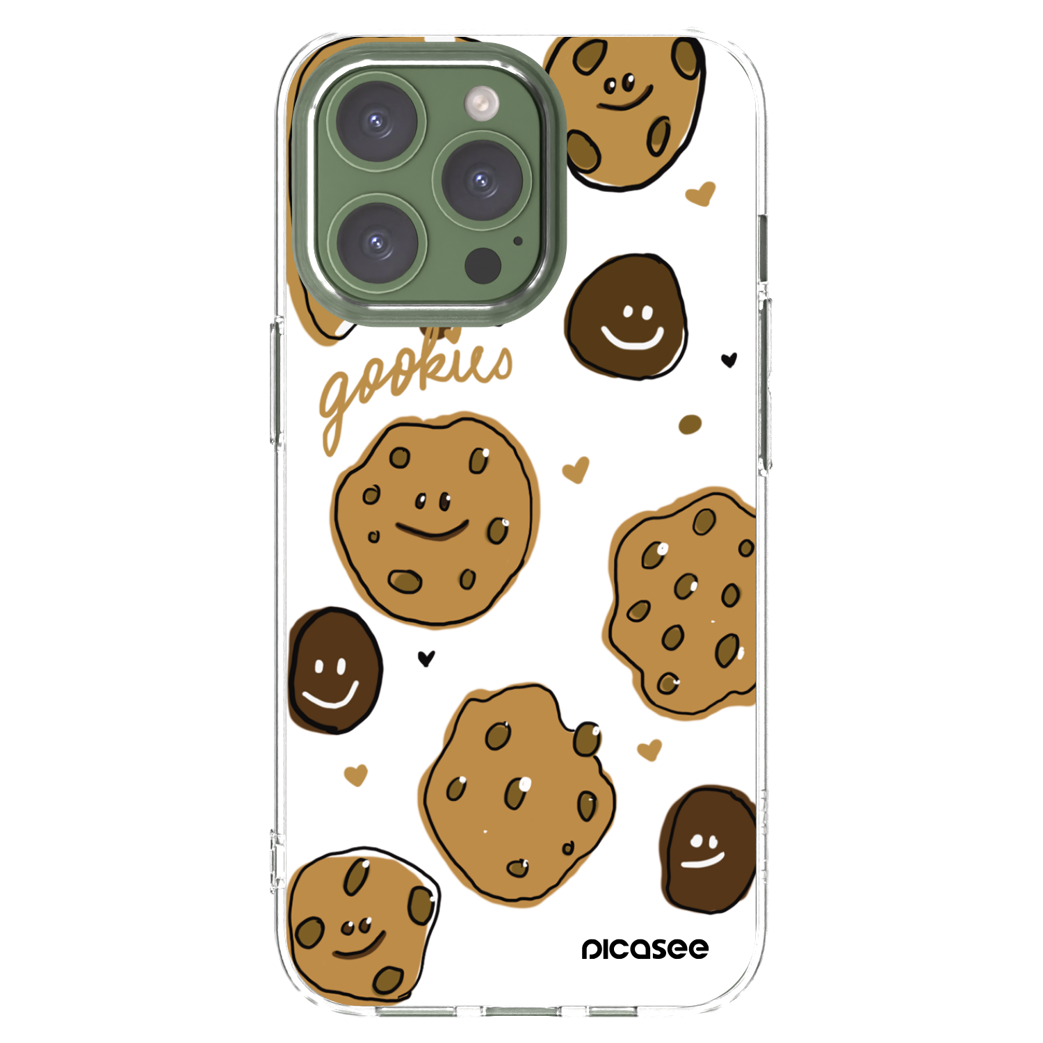 Picasee silikonowe przeźroczyste etui na Apple iPhone 13 Pro - Gookies