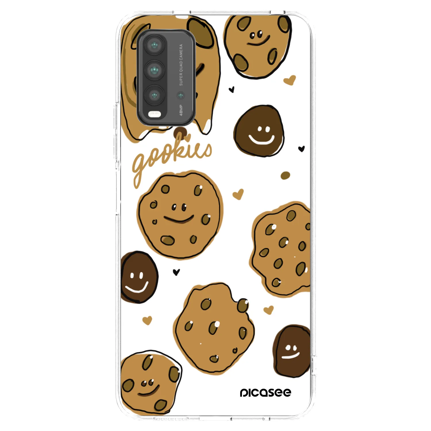 Picasee silikonowe czarne etui na Xiaomi Redmi 9T - Gookies