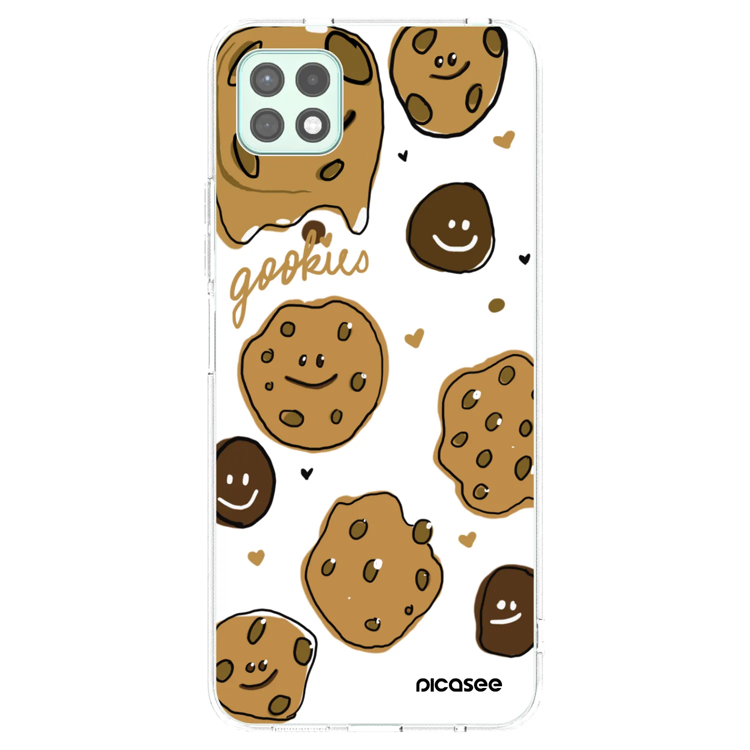 Picasee silikonowe przeźroczyste etui na Samsung Galaxy A22 A226B 5G - Gookies